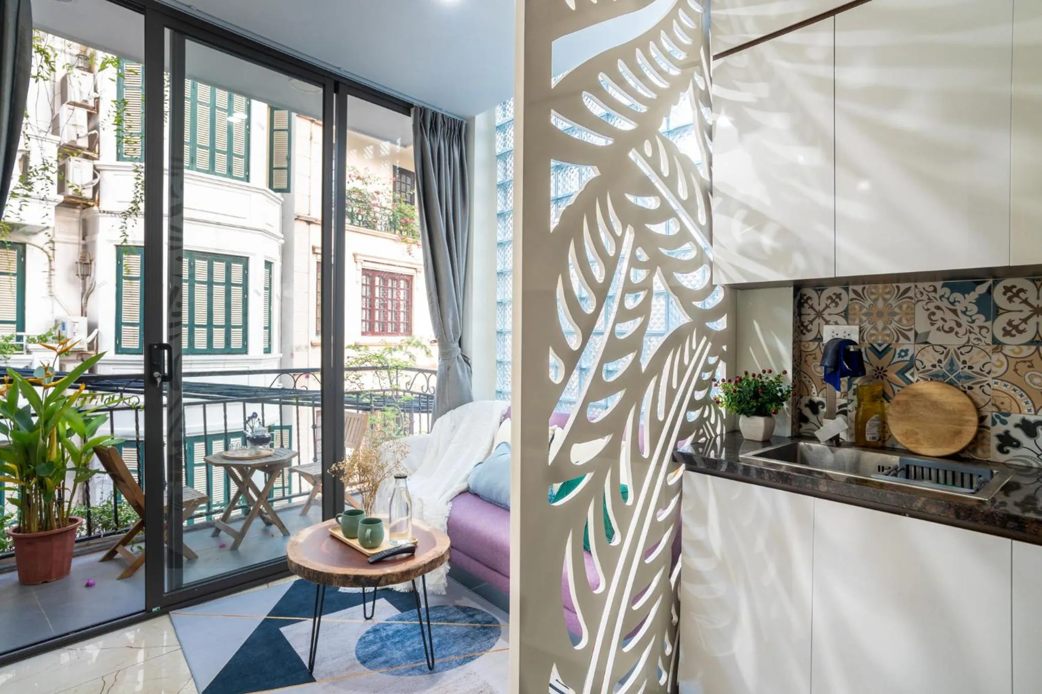 Balcony/Terrace in Sabi Home Tay Ho Hanoi