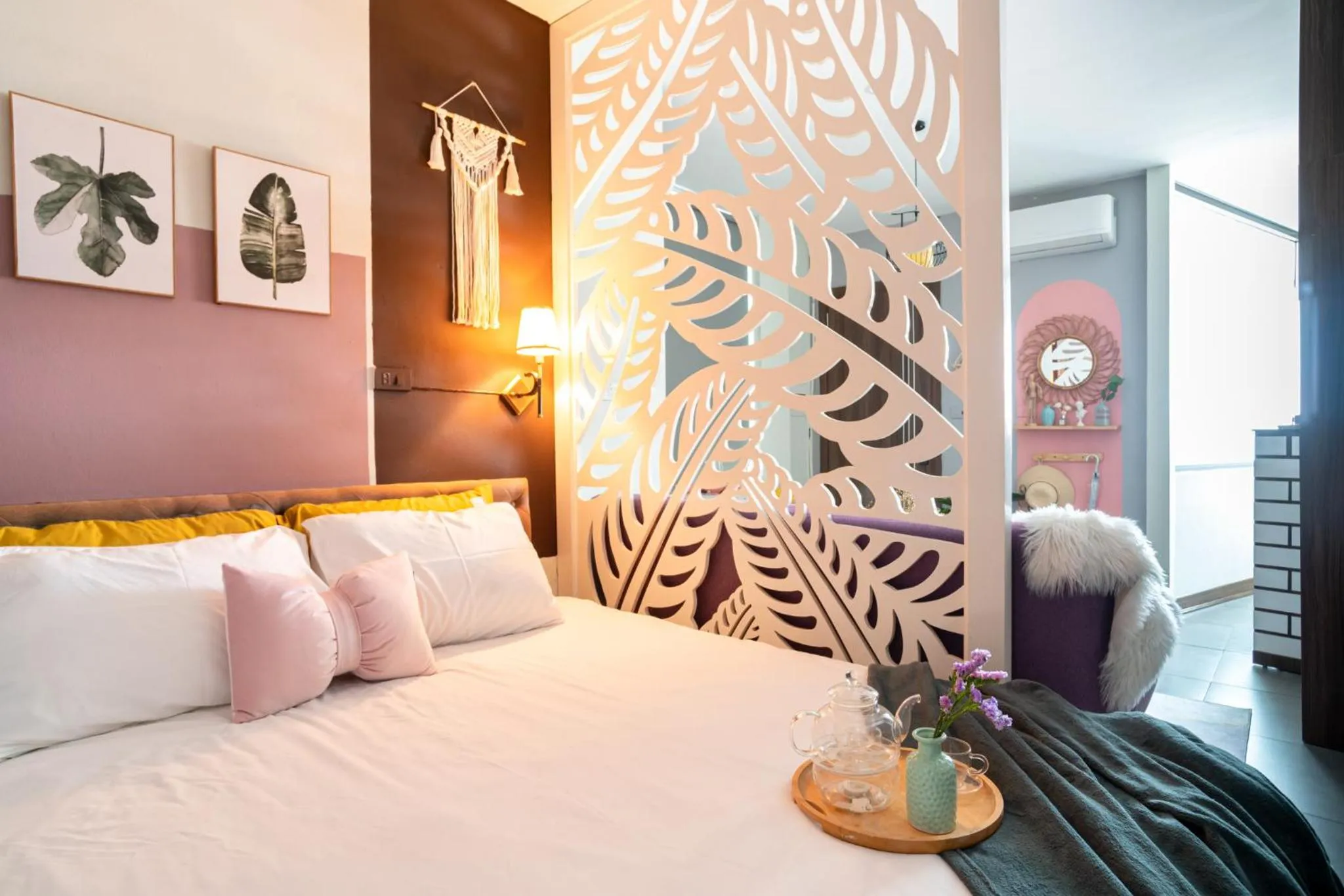 Bed in Sabi Home Tay Ho Hanoi