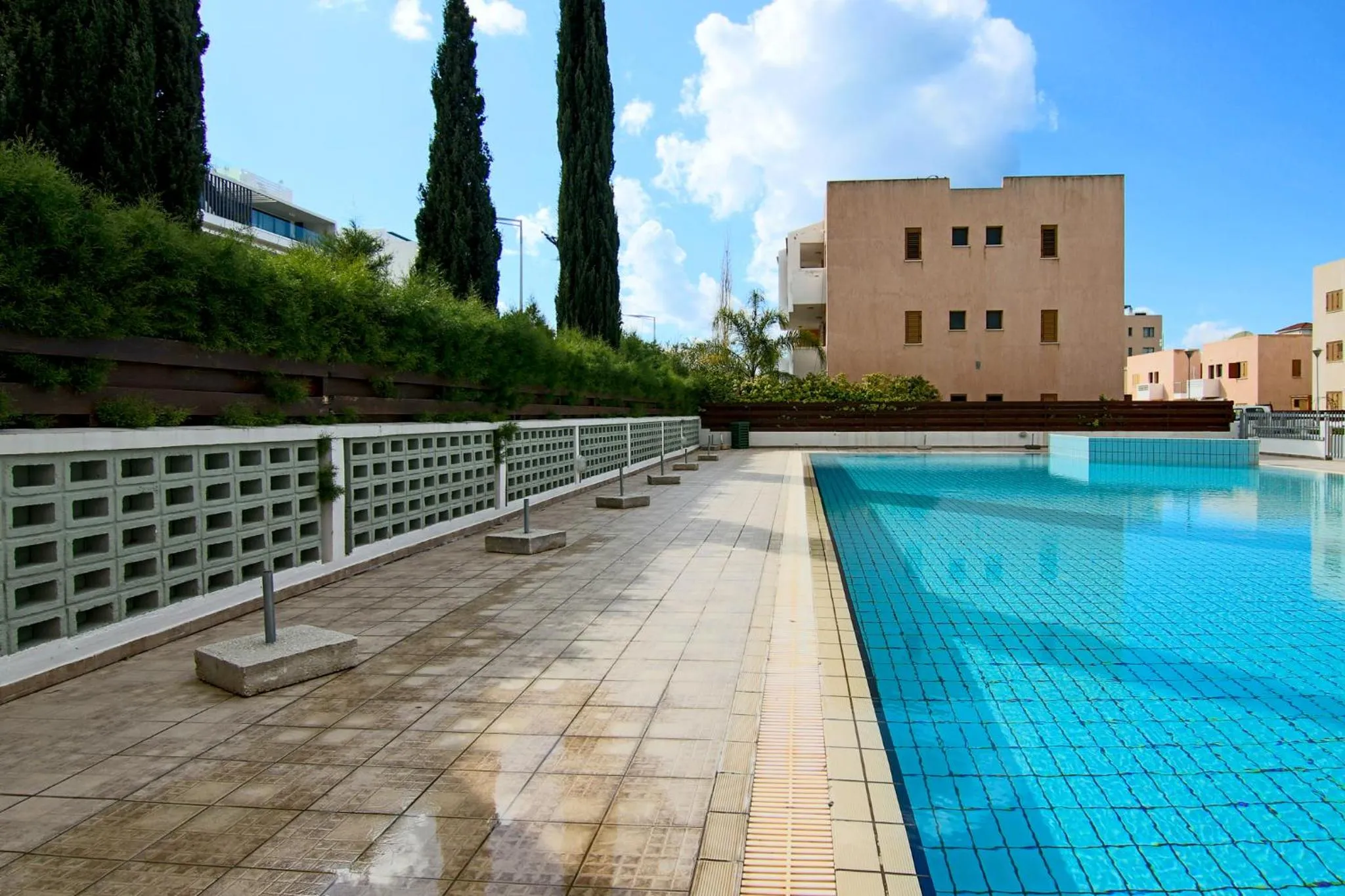 Swimming pool in Phaedrus Living City View Luxury Flat Georgos 203