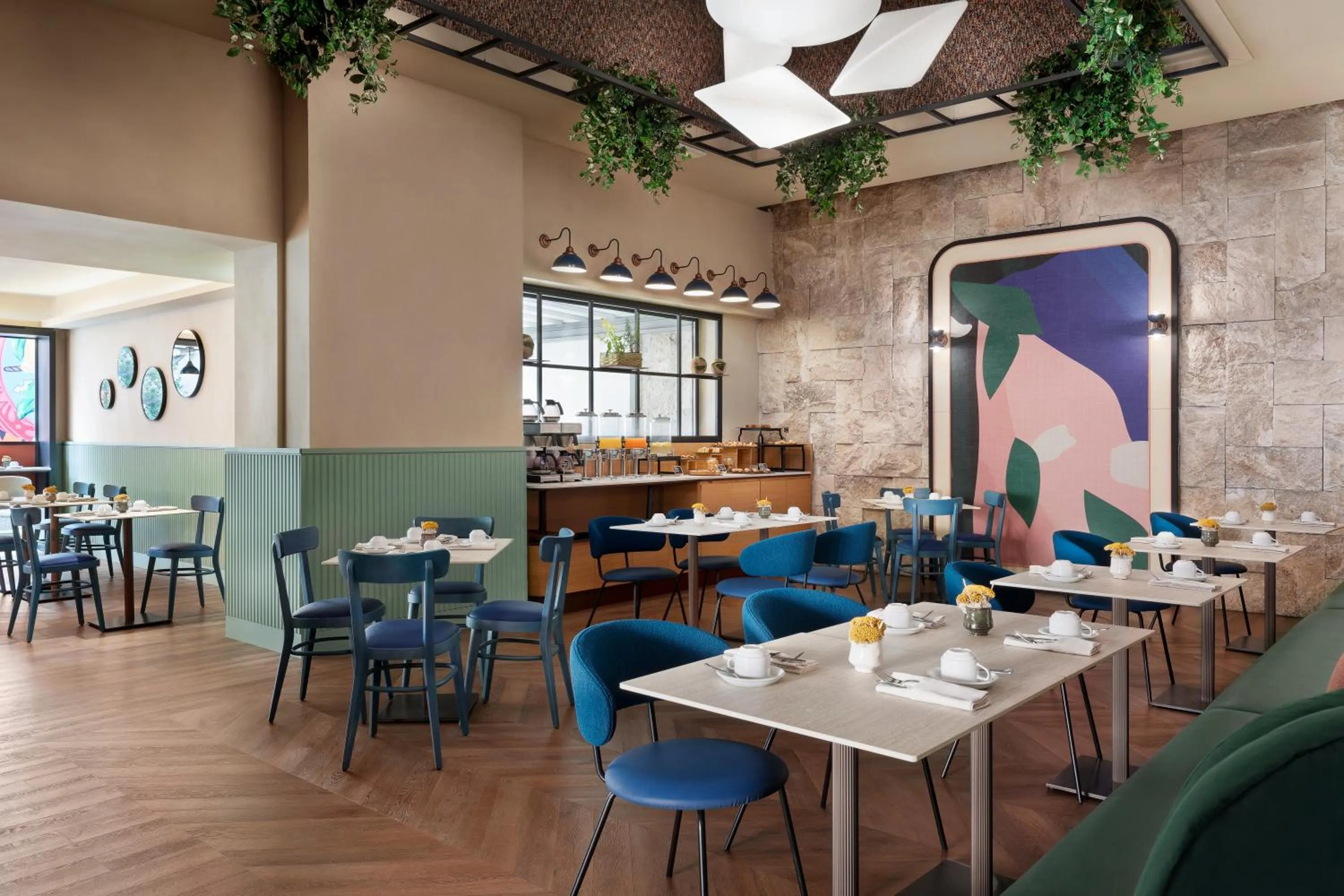 Restaurant/places to eat in The Spring House Hotel Rome Vatican, Tapestry Collection Hilton