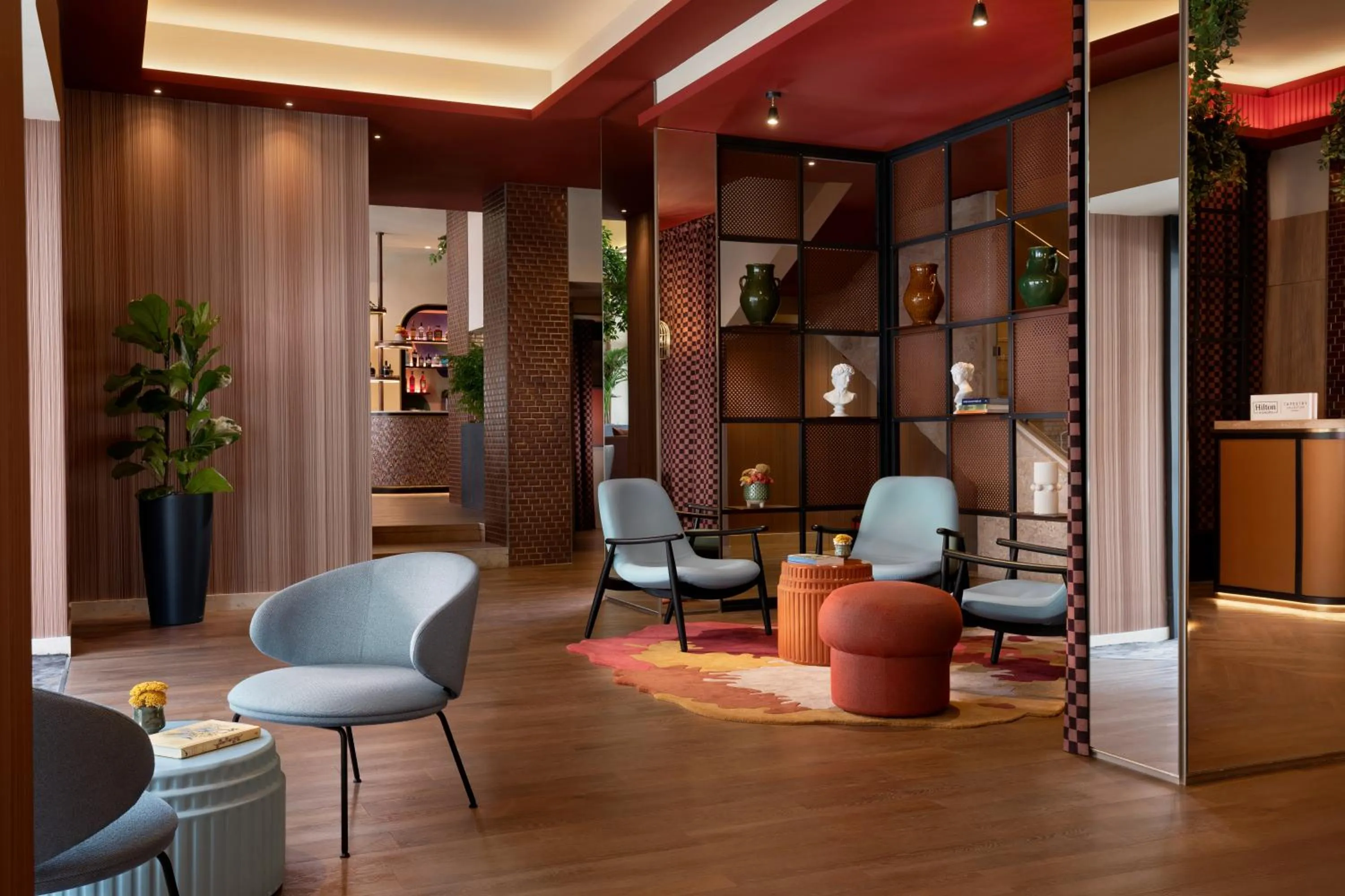 Lobby or reception in The Spring House Hotel Rome Vatican, Tapestry Collection Hilton