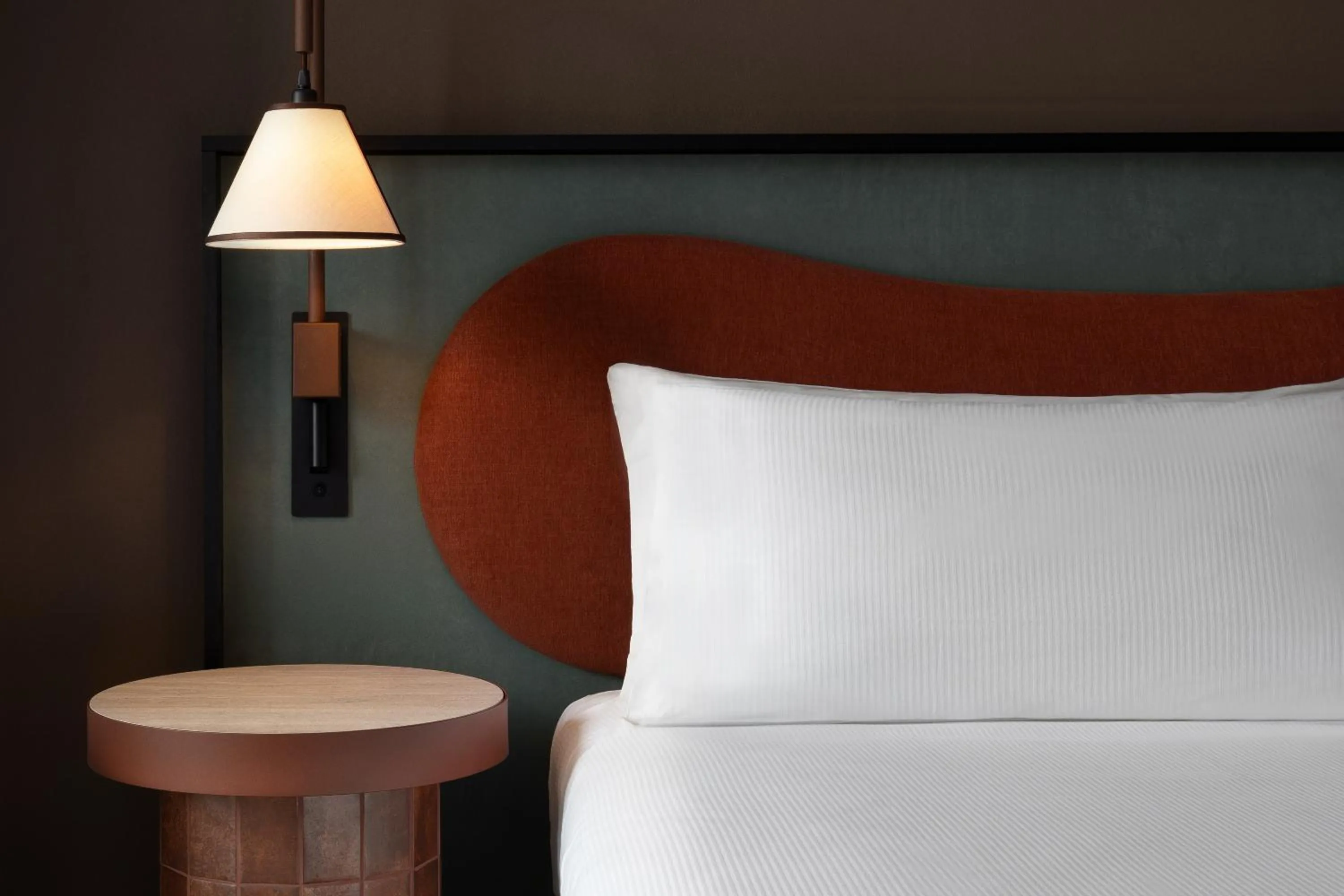 Bedroom, Bed in The Spring House Hotel Rome Vatican, Tapestry Collection Hilton