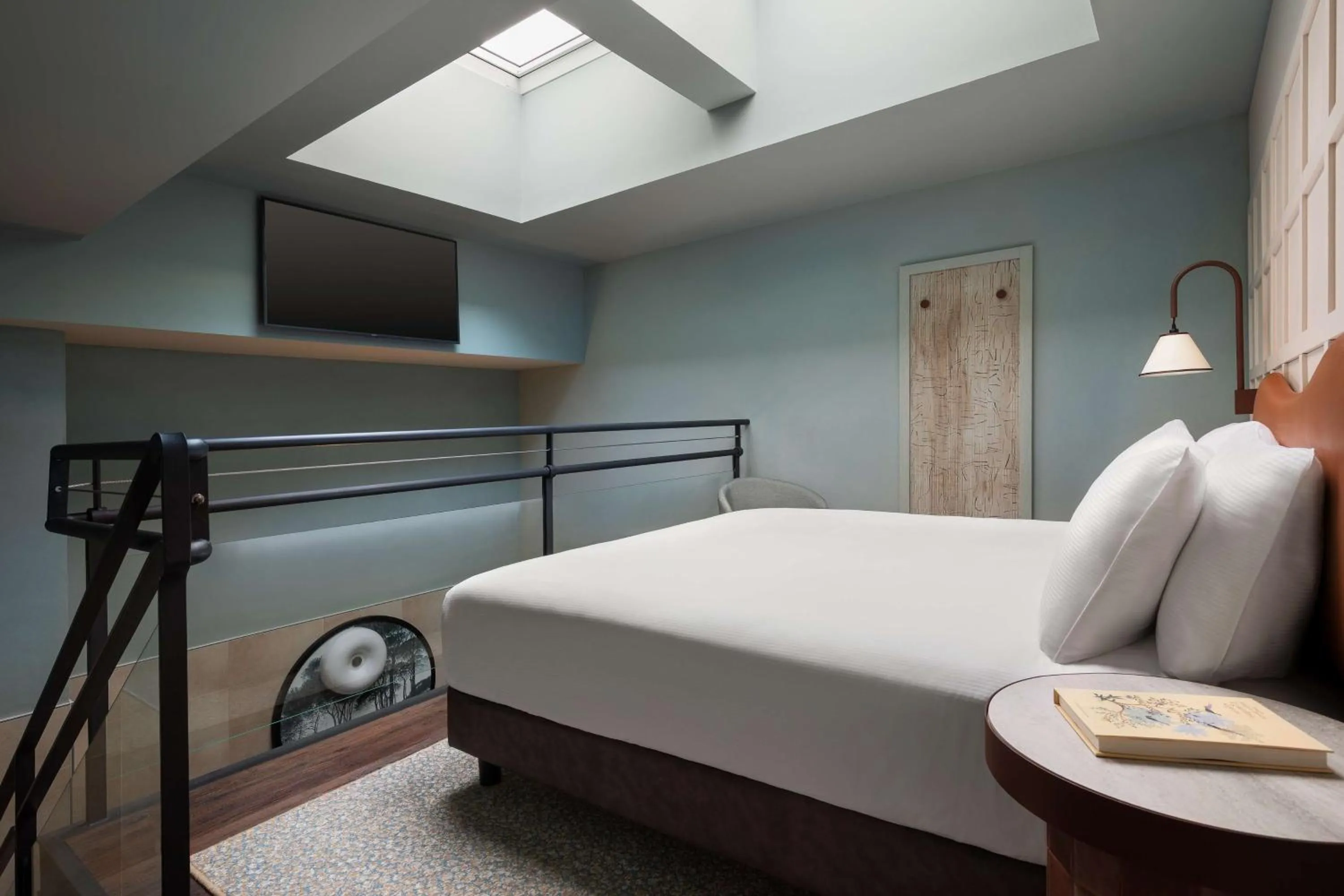 Bed in The Spring House Hotel Rome Vatican, Tapestry Collection Hilton