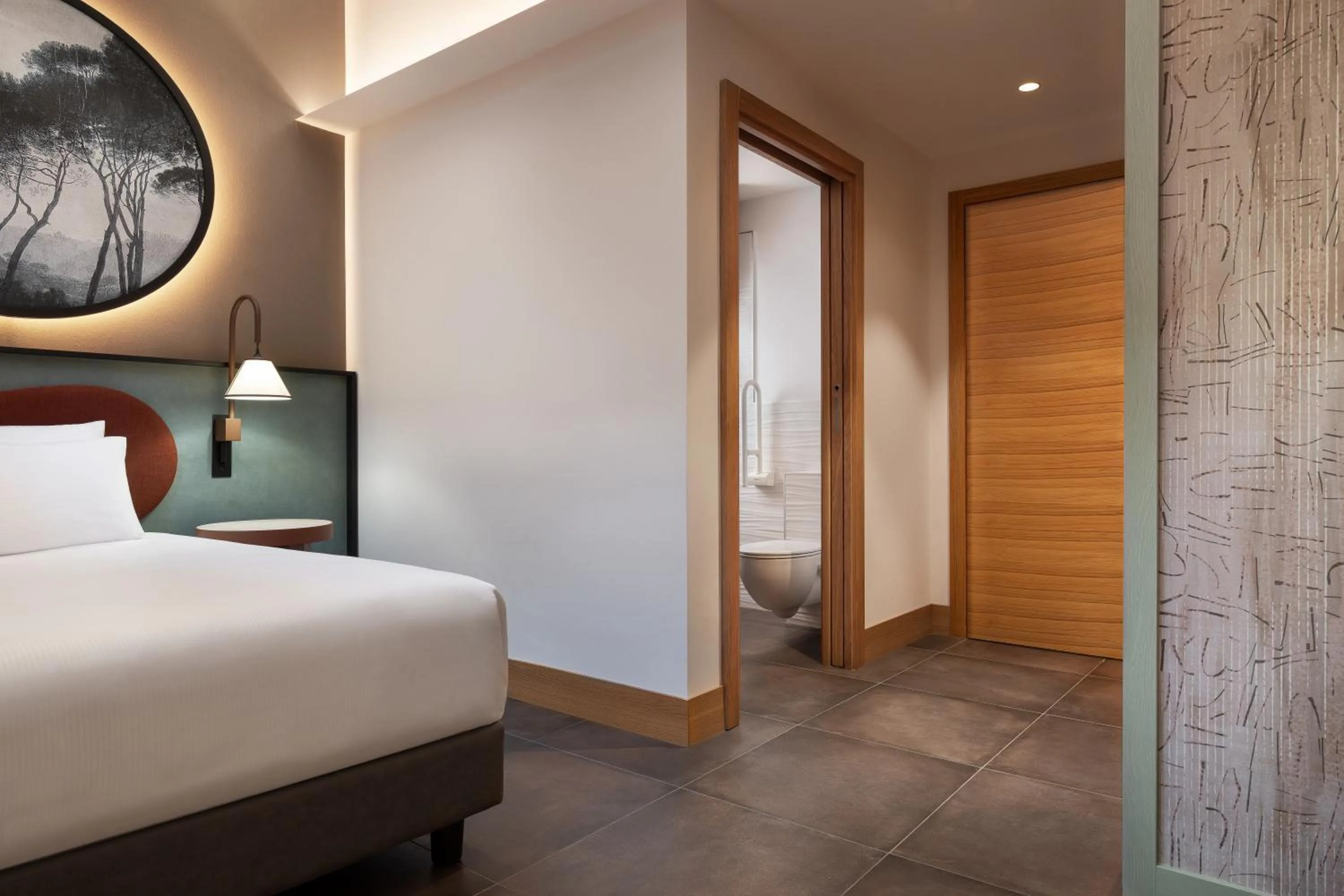 Photo of the whole room, Bed in The Spring House Hotel Rome Vatican, Tapestry Collection Hilton