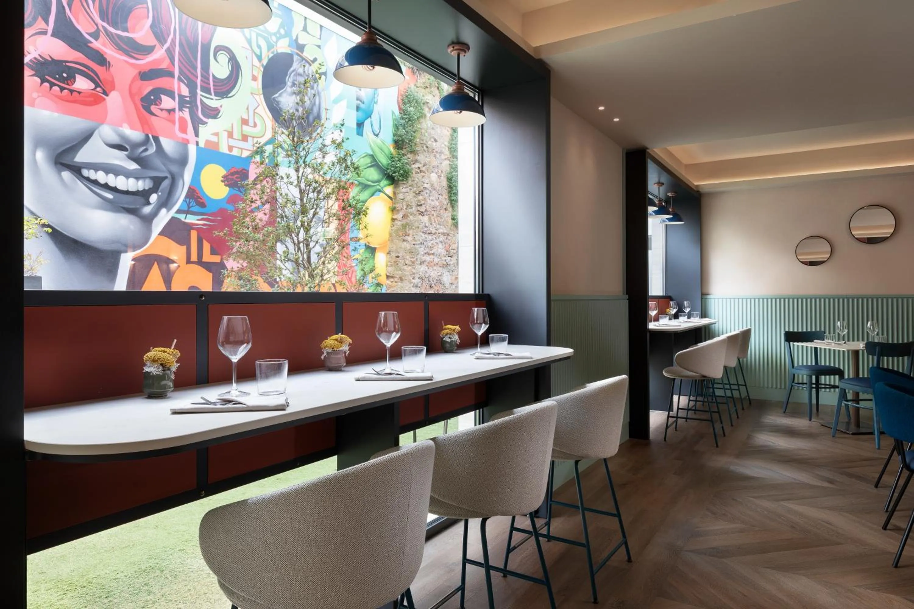 Restaurant/places to eat in The Spring House Hotel Rome Vatican, Tapestry Collection Hilton