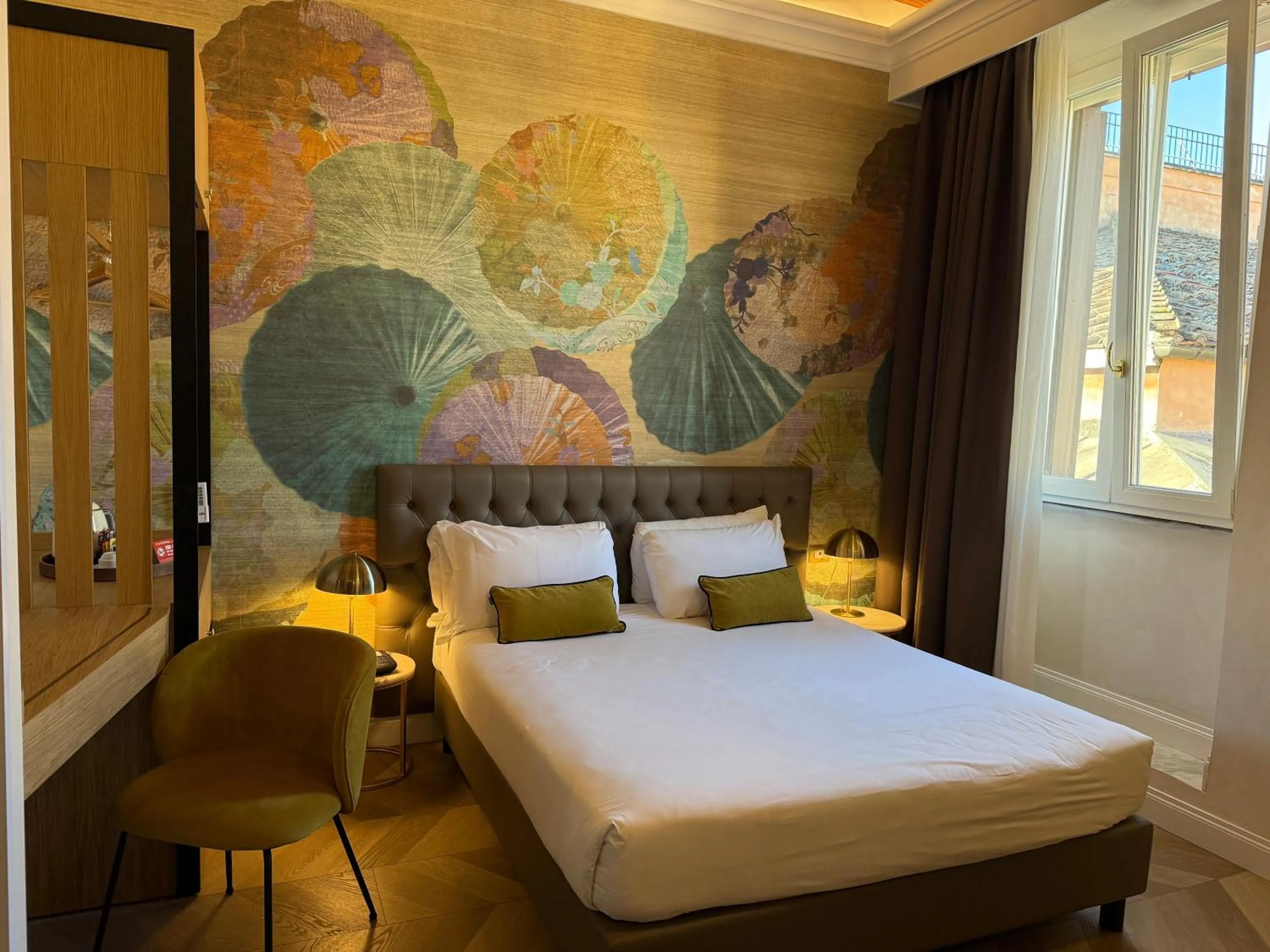 Bed in Hotel Accademia