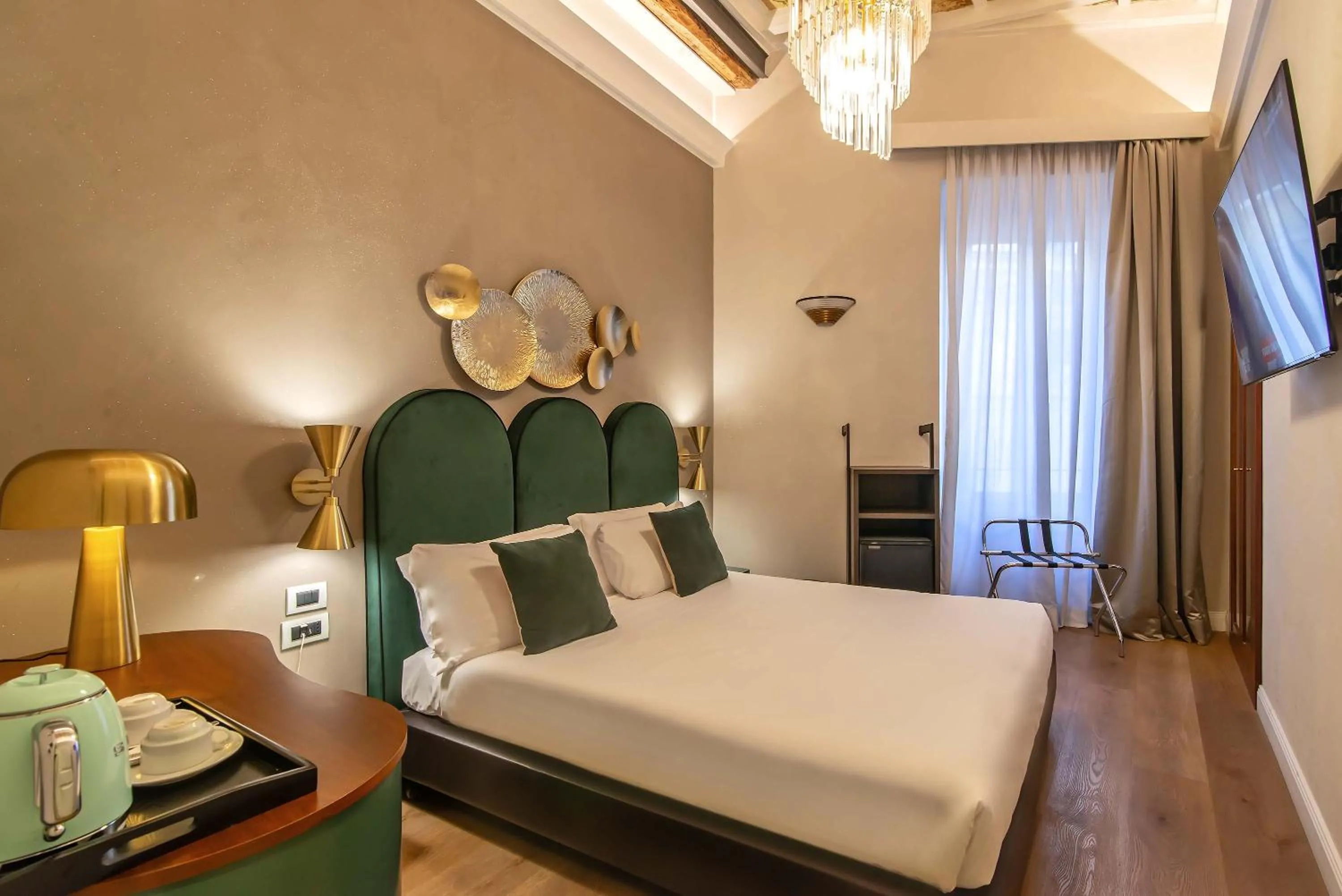 Bed in Hotel Accademia