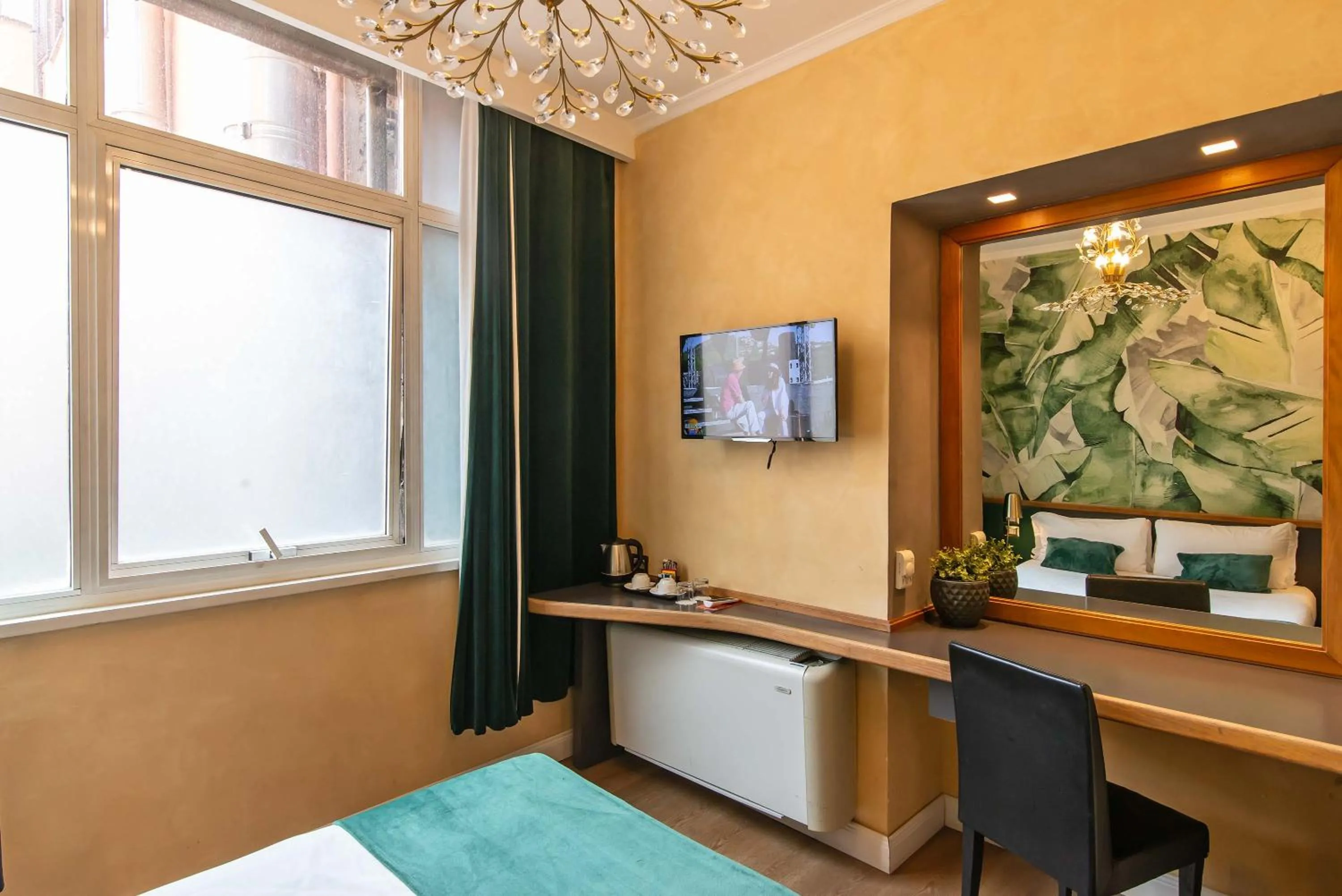 Decorative detail, Bed in Hotel Accademia