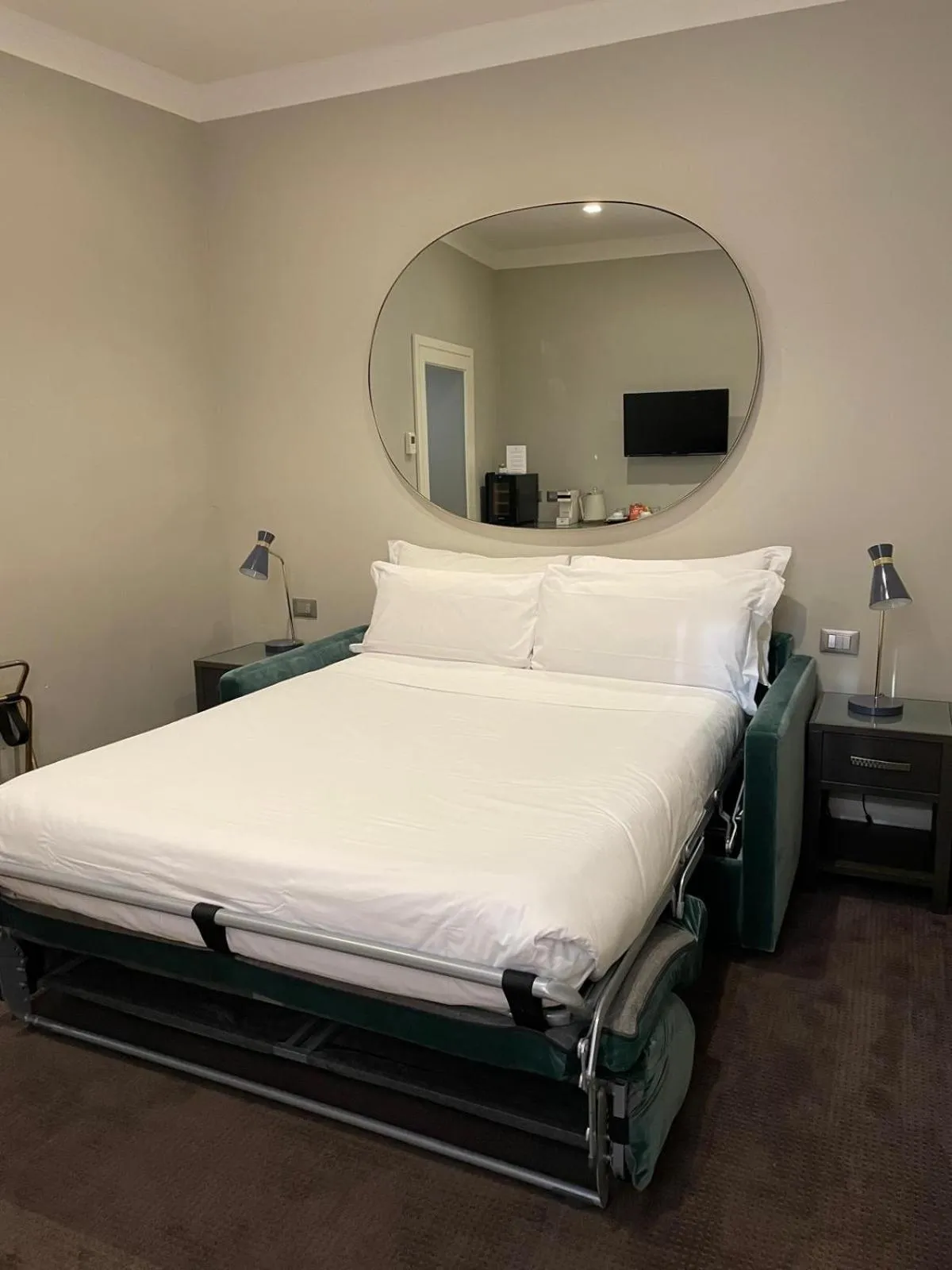 Bed in Hotel Accademia