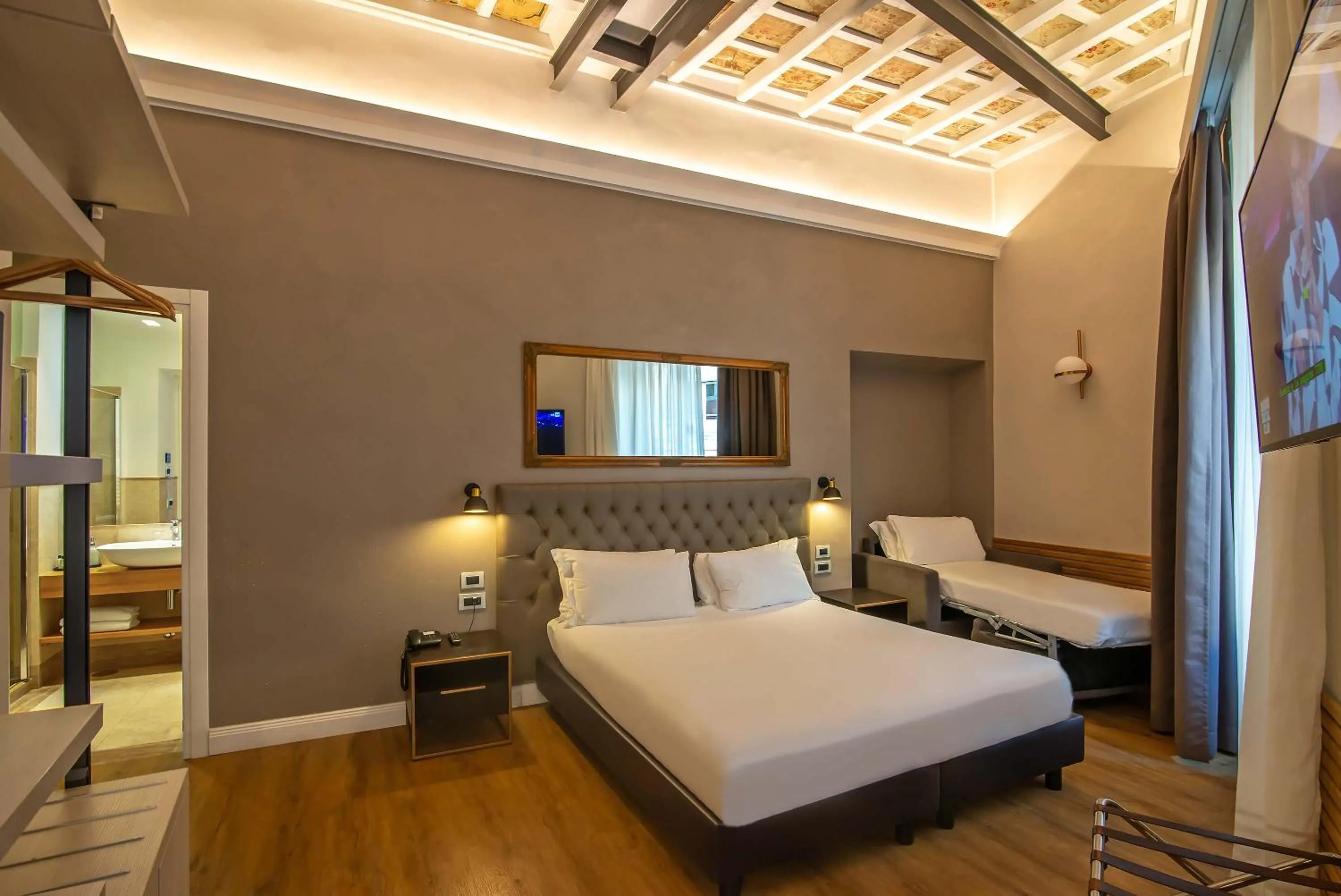 Bed in Hotel Accademia