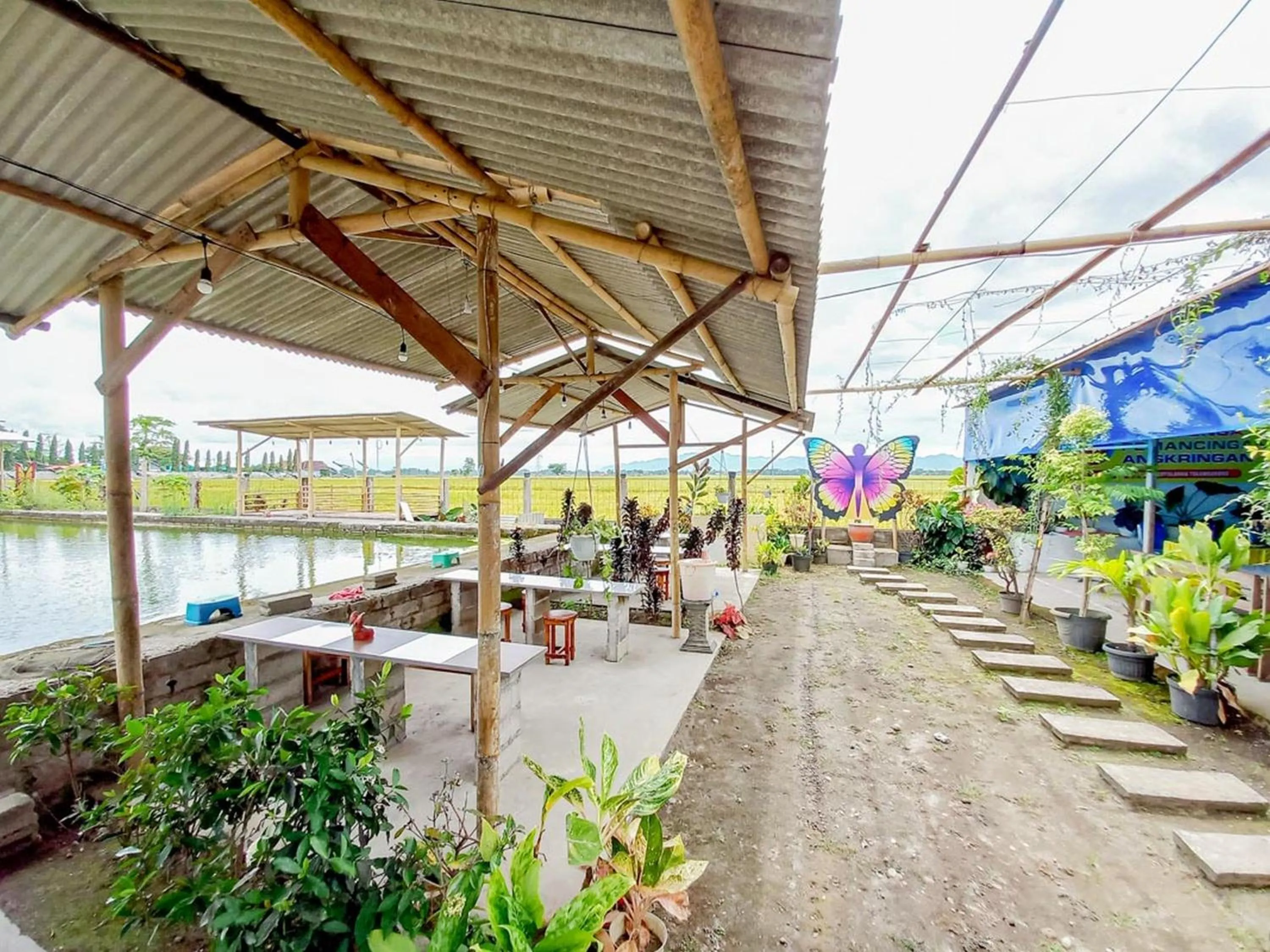 Natural landscape in Citra Green House Syariah near Universitas Tulungagung
