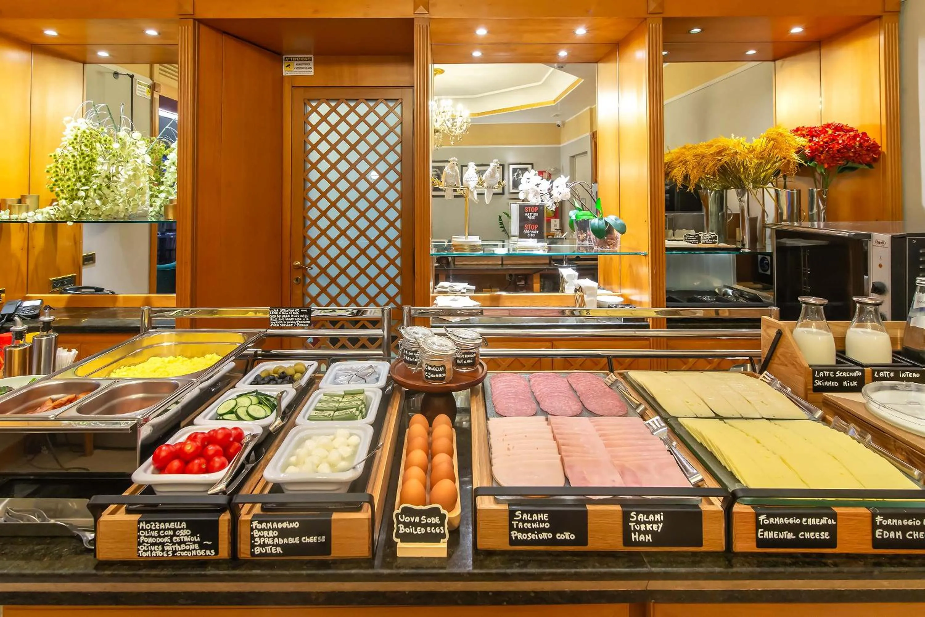 Food close-up in Hotel Tritone