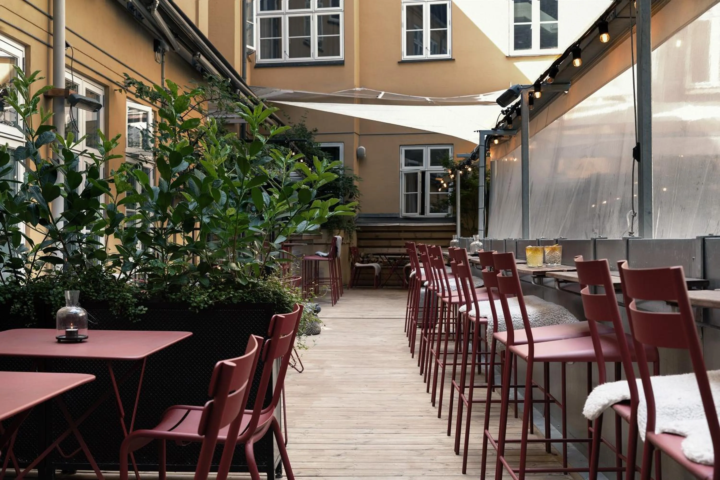 Patio in Apartments by Brøchner Hotels