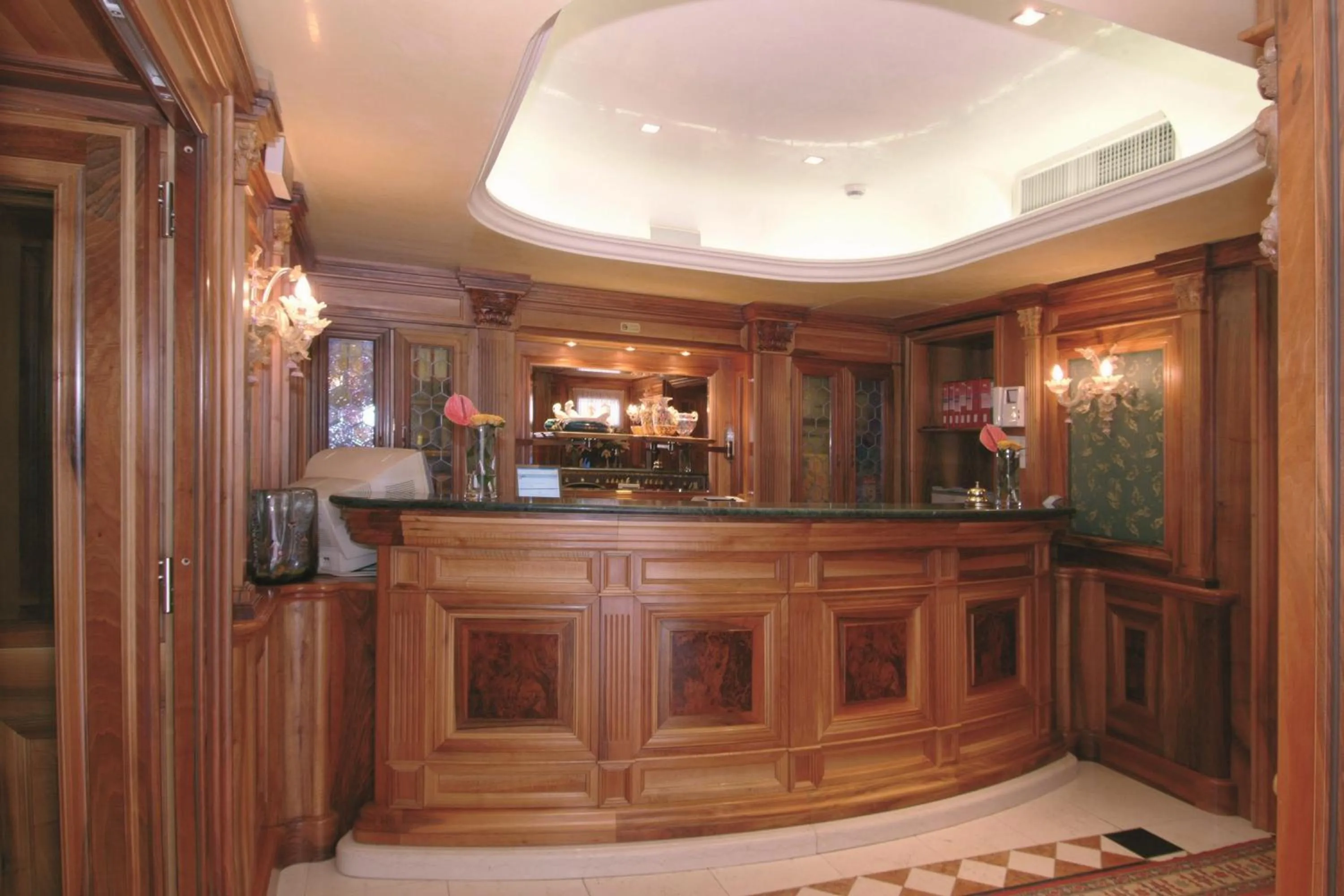 Lobby or reception in Hotel Santa Marina