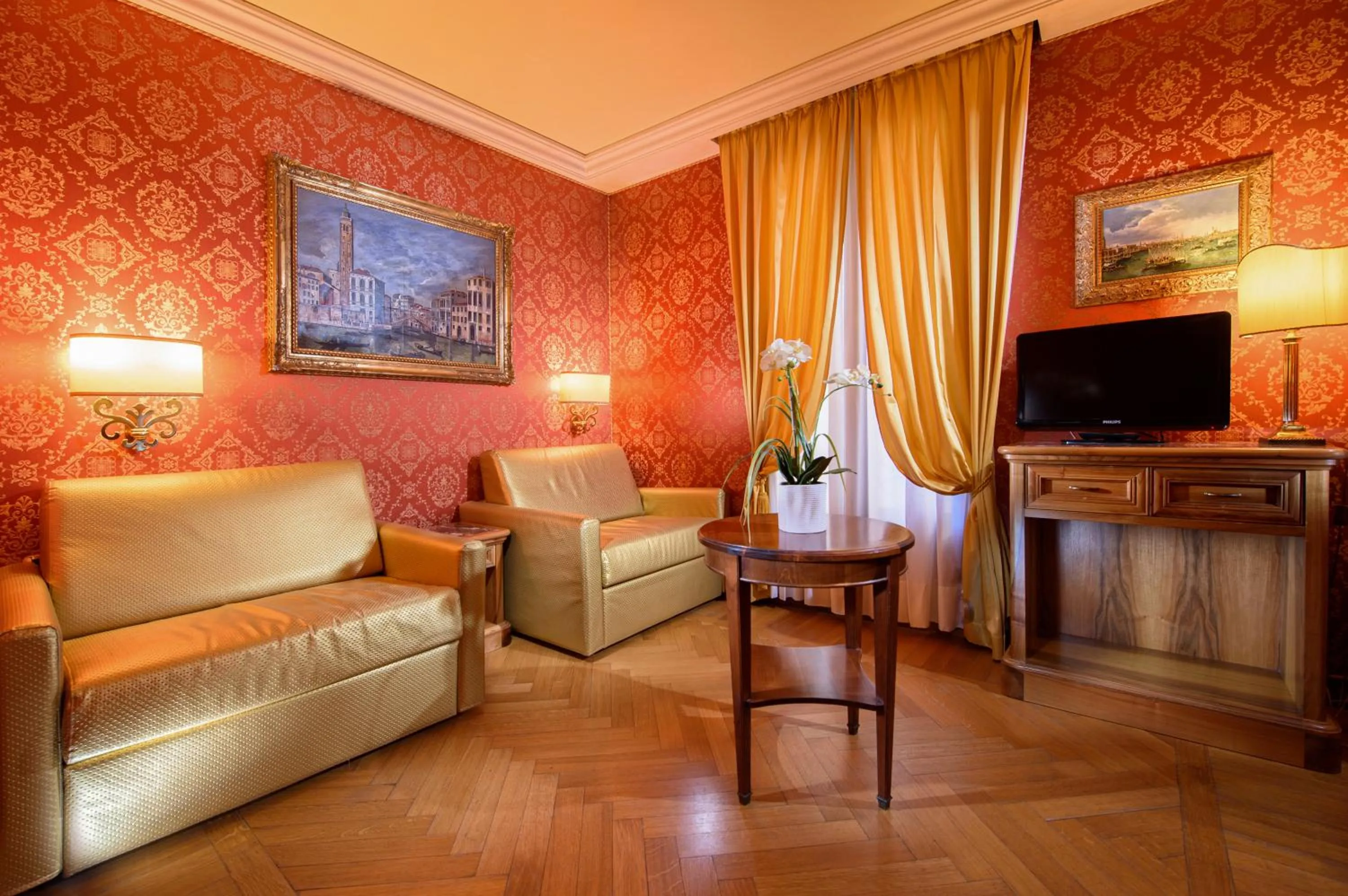 Seating area in Hotel Santa Marina