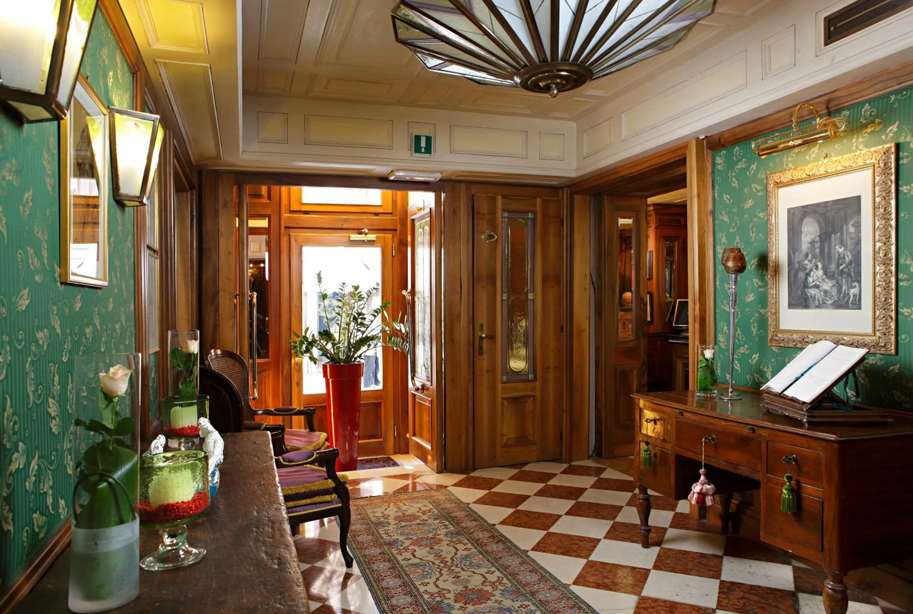 Lobby or reception in Hotel Santa Marina