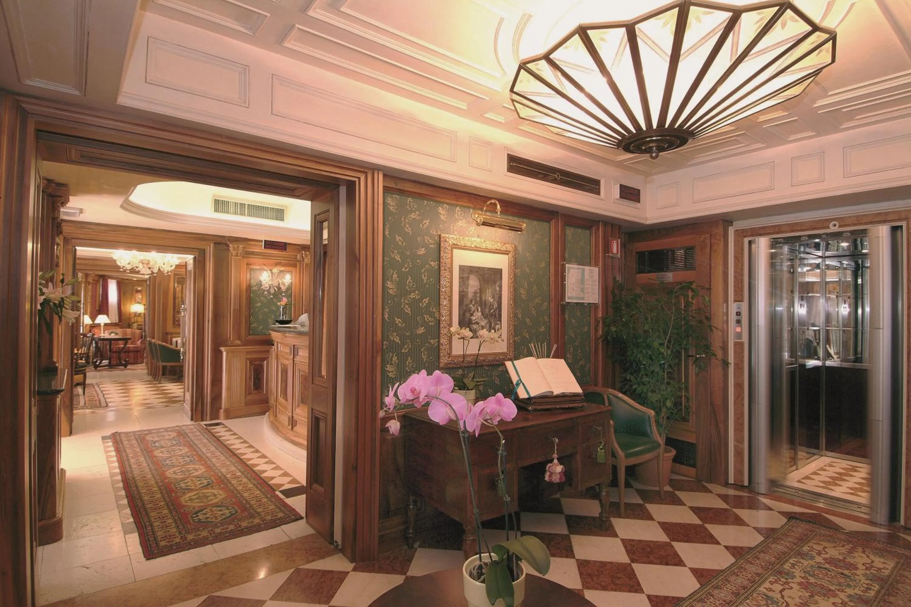 Lobby or reception in Hotel Santa Marina