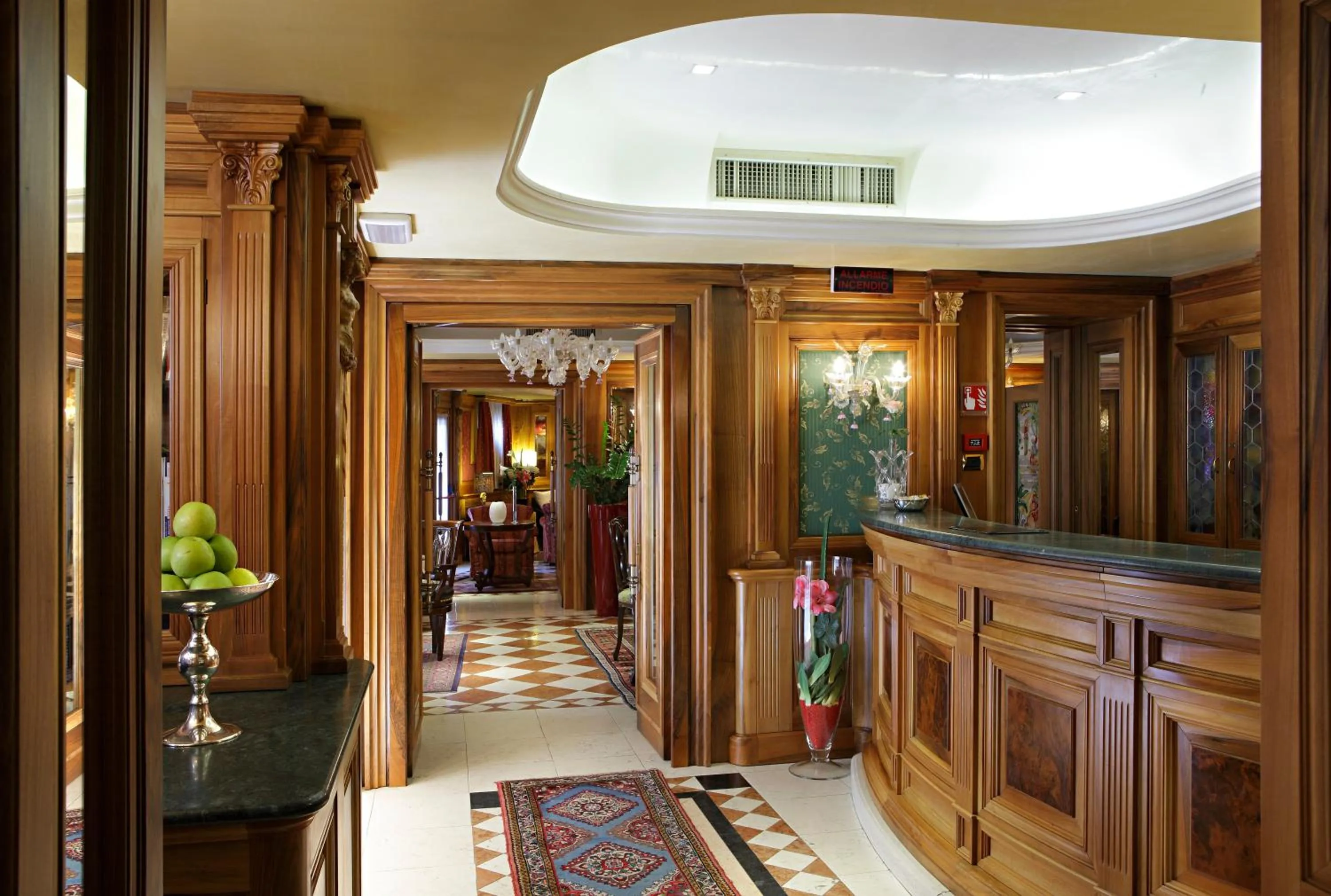 Lobby or reception in Hotel Santa Marina