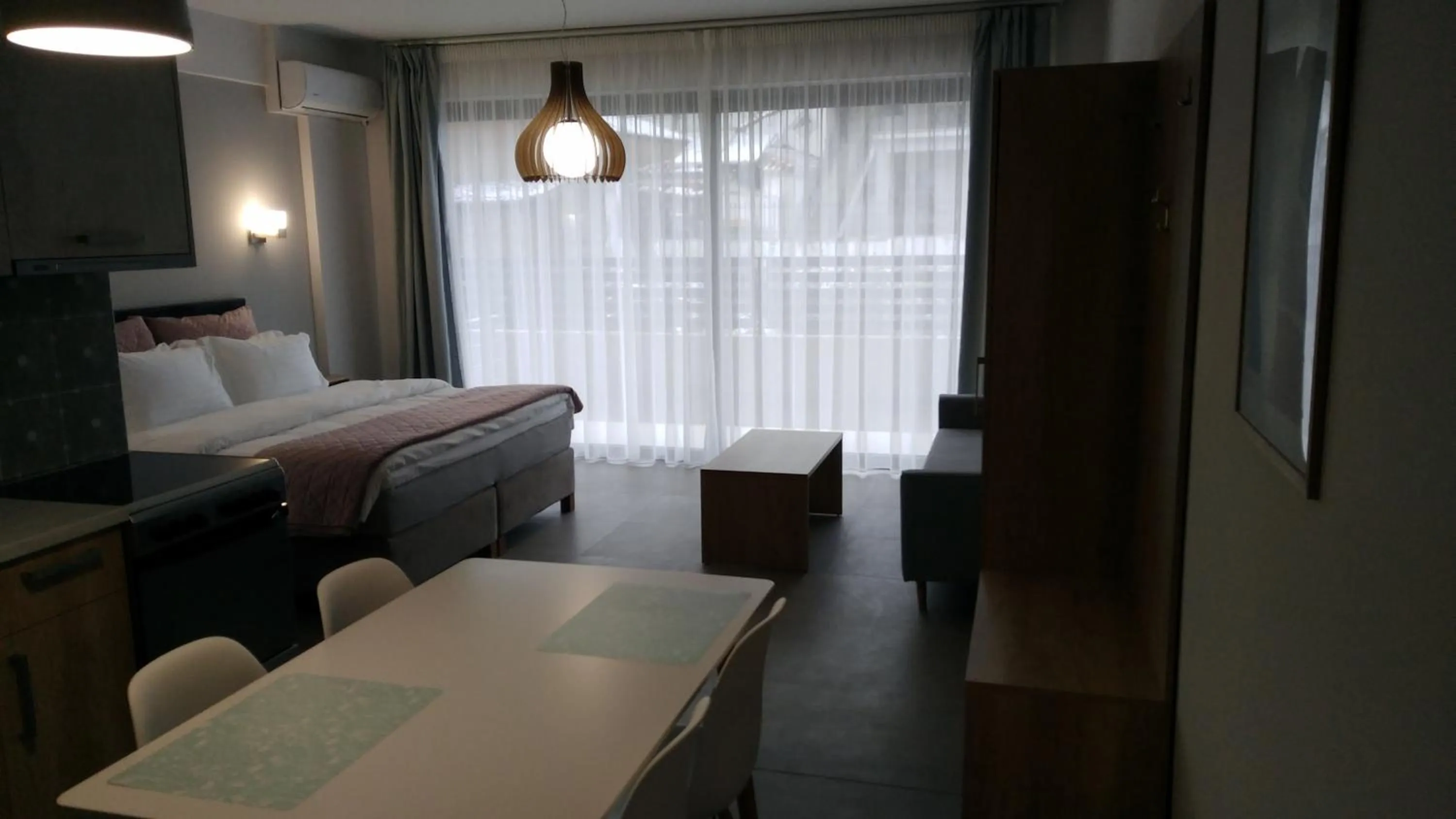 Living room, Bed in Psammites