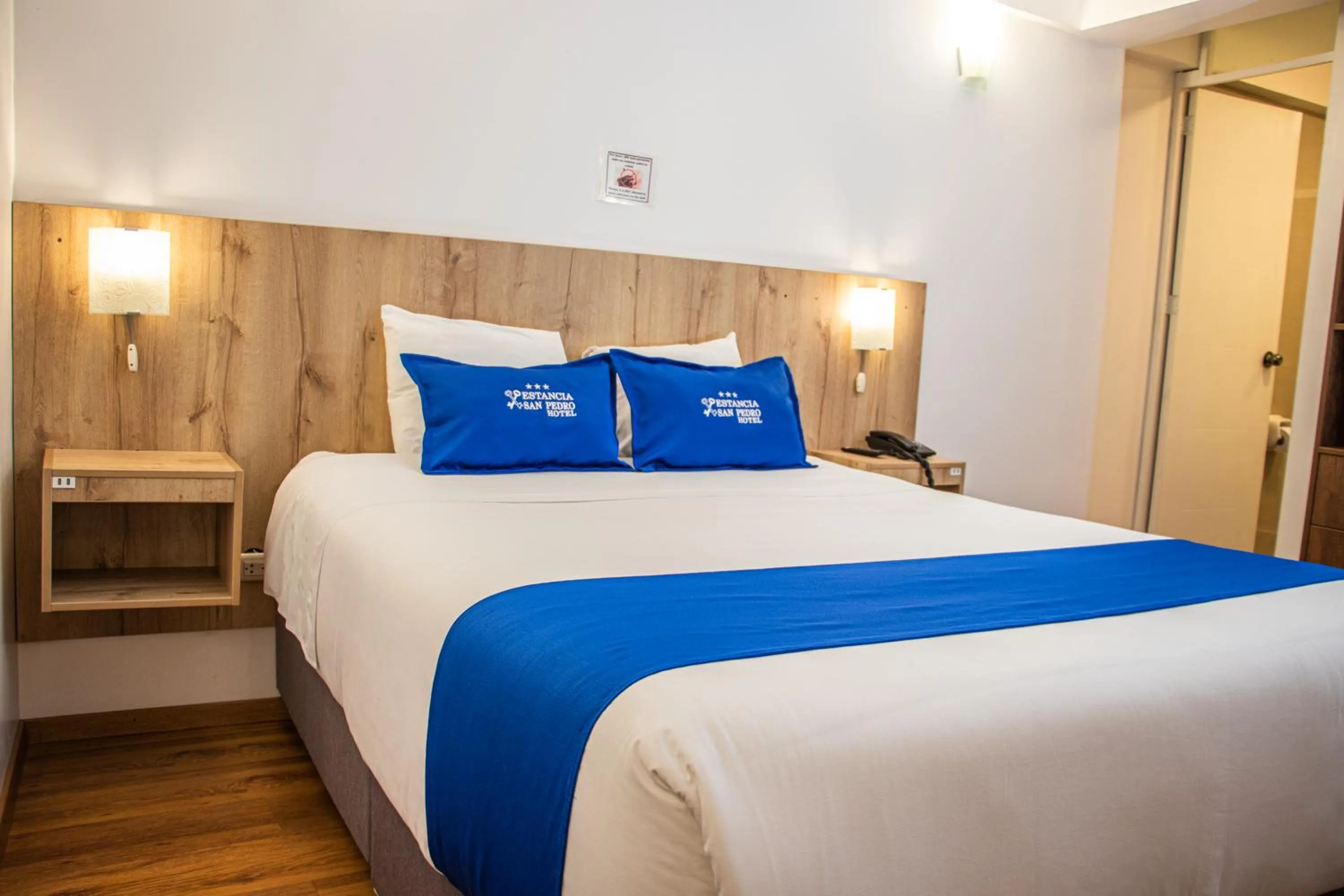 Bed in Estancia San Pedro Hotel