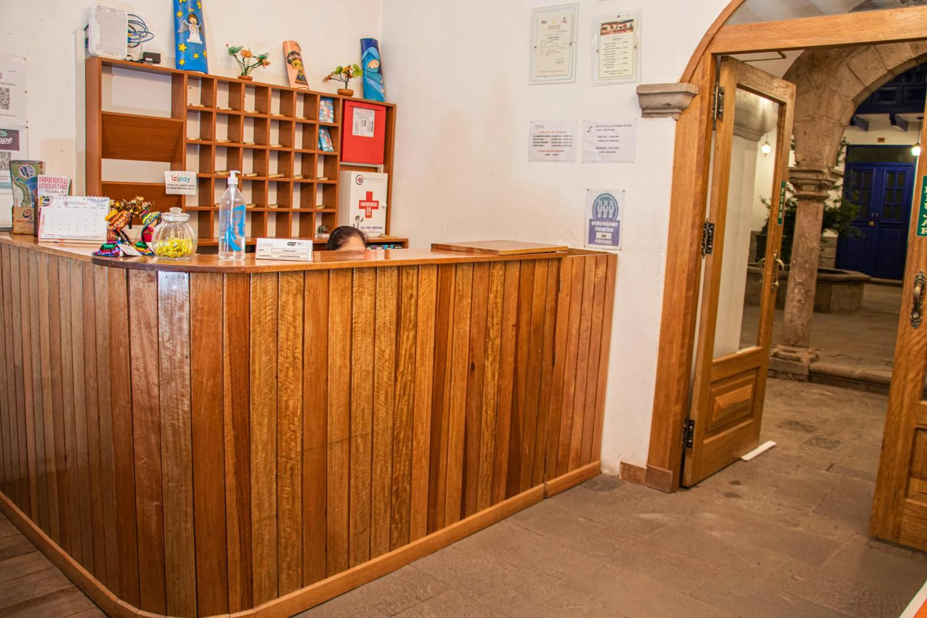 Lobby or reception in Estancia San Pedro Hotel