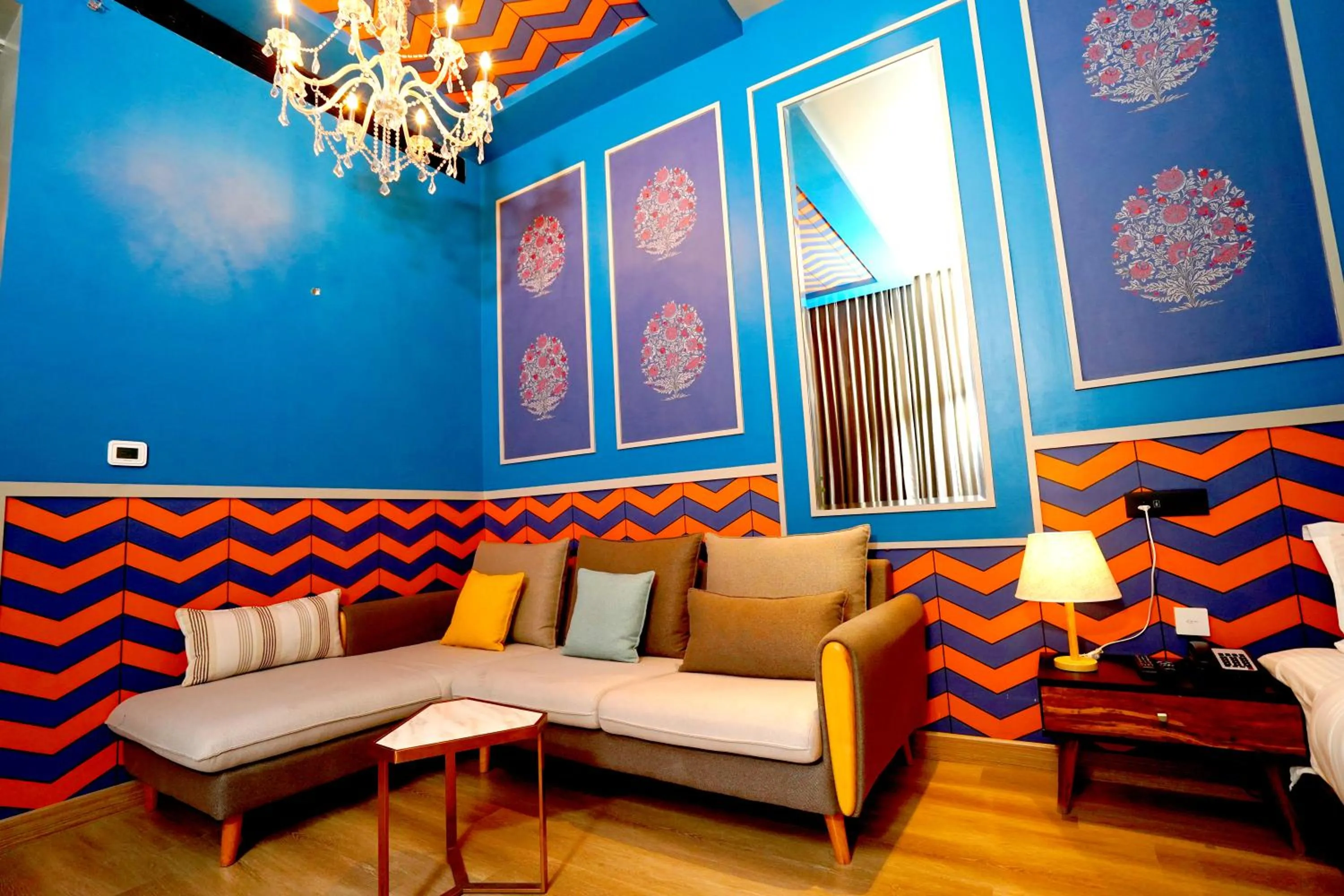 Seating area in The Nest Luxury Resort