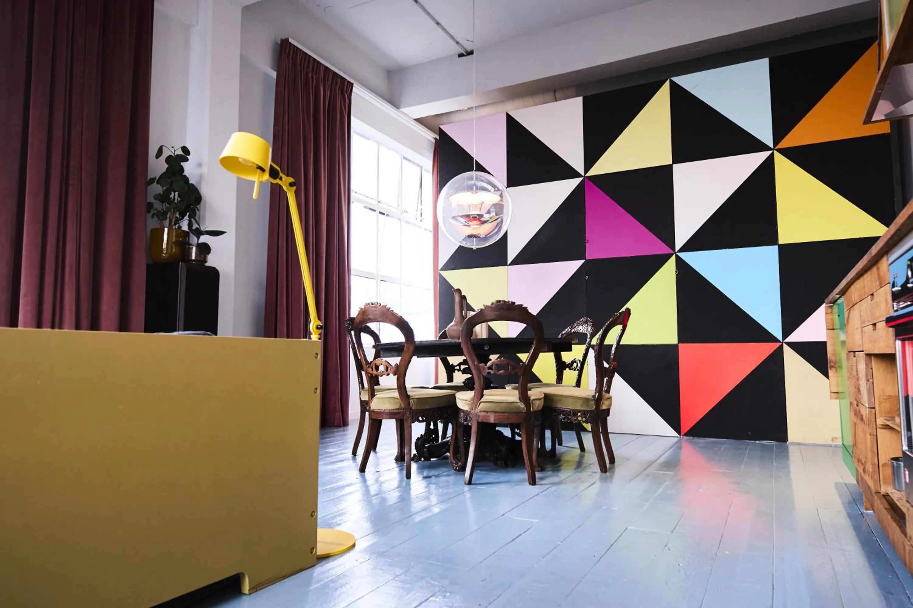 Living room in Hotel Piet Hein Eek