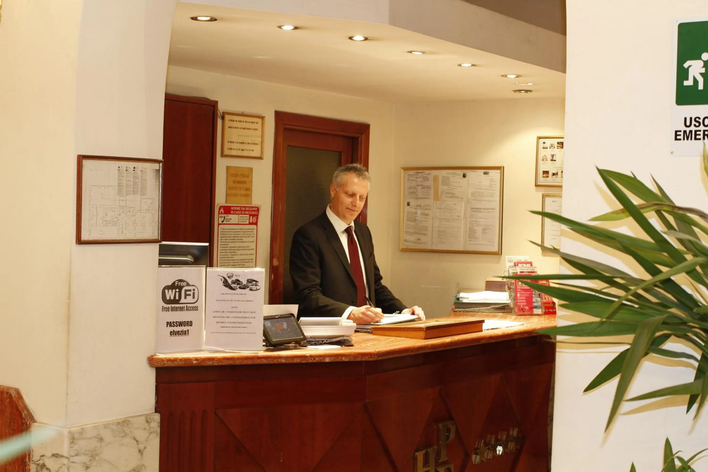 Lobby or reception in Hotel Pace Helvezia