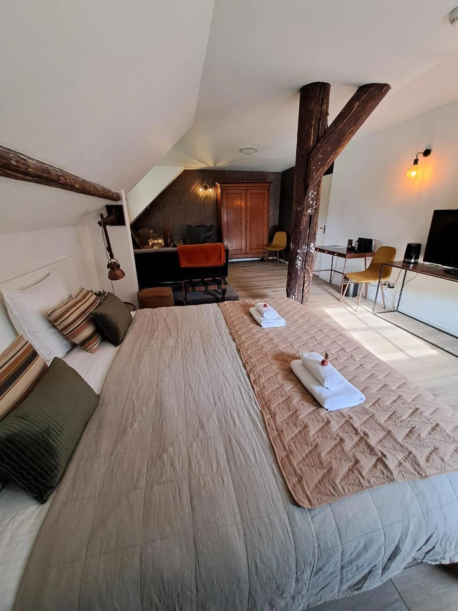 Bed in Herberg de Loohoeve