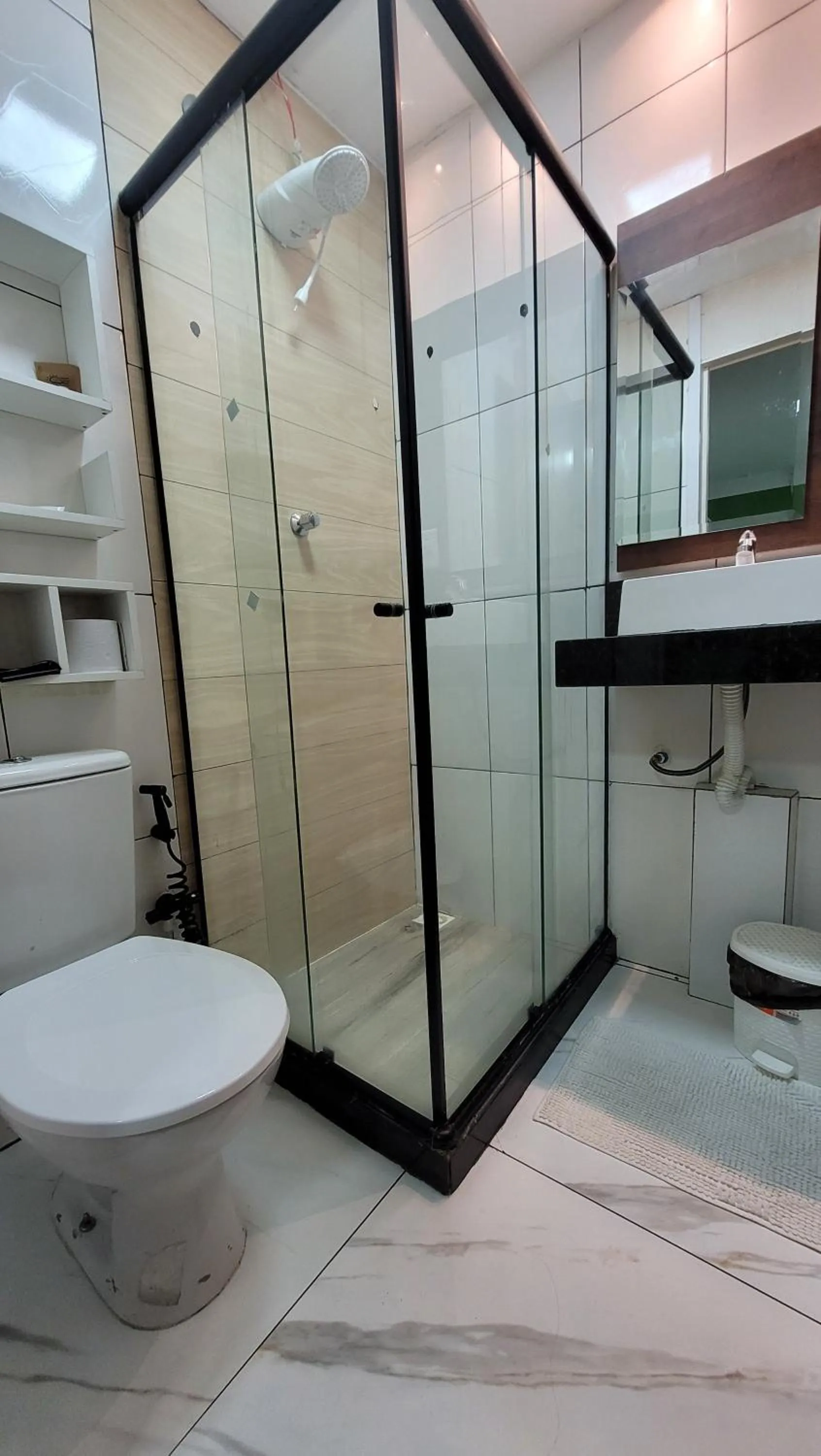 Bathroom in Pousada Sol e Descanso - by Easy Hotéis