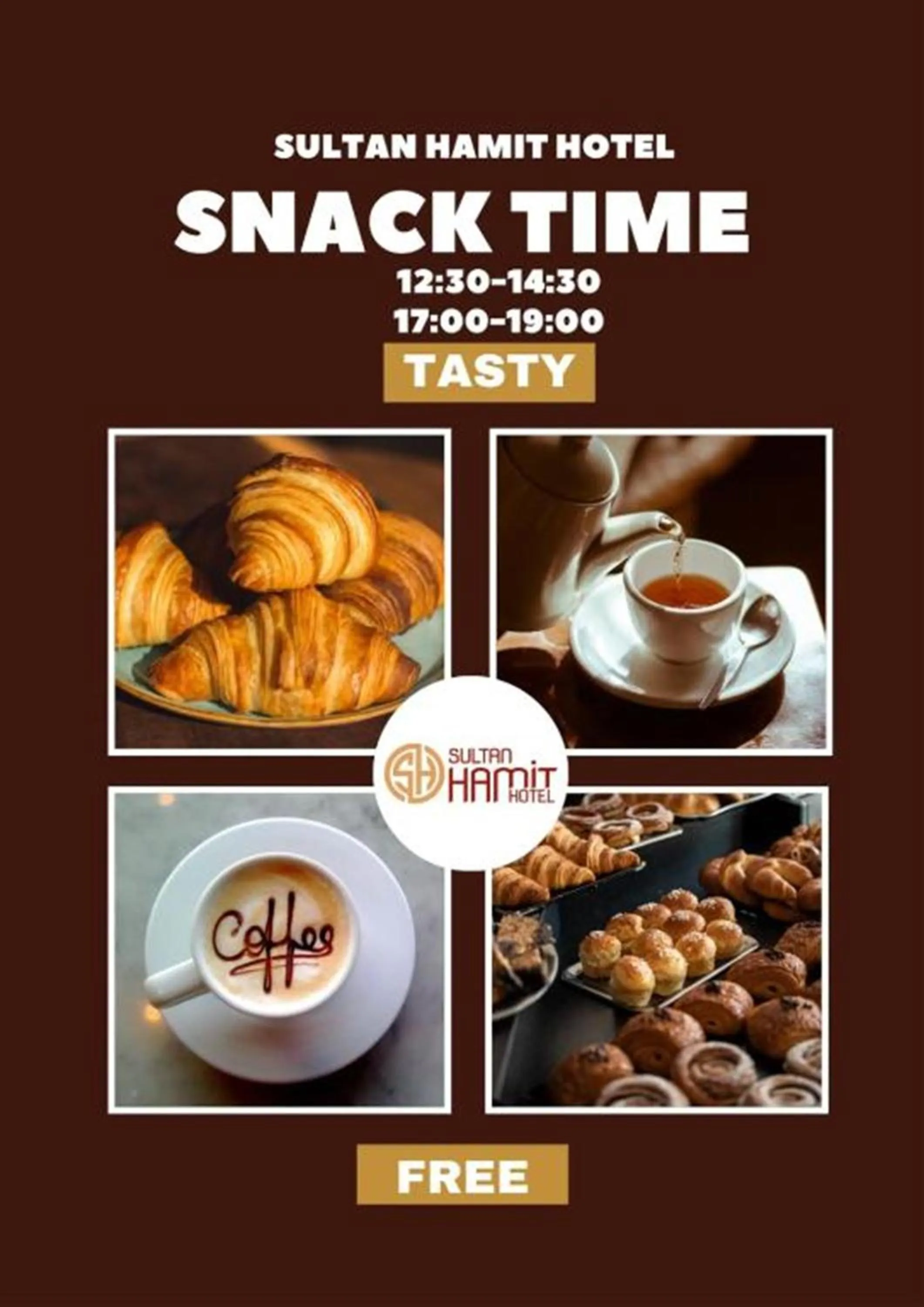 Food and drinks in Sultan Hamit Hotel