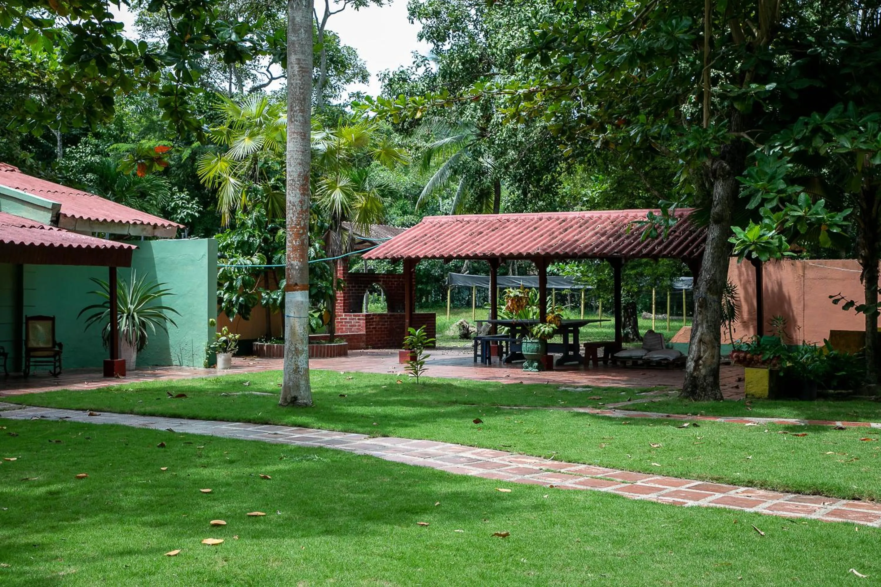 Garden in Hostal Campomar