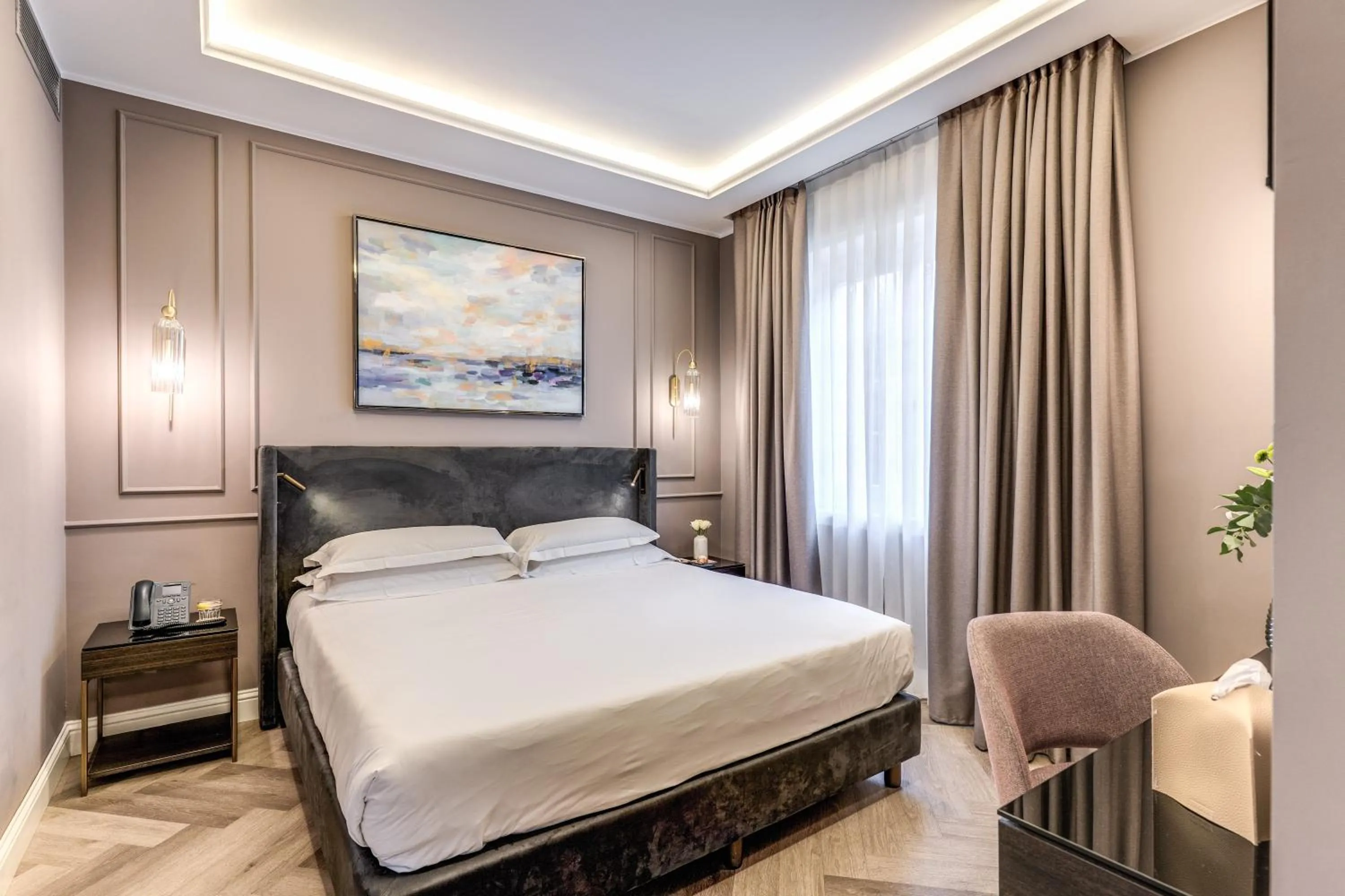 Bed in Hotel Viminale