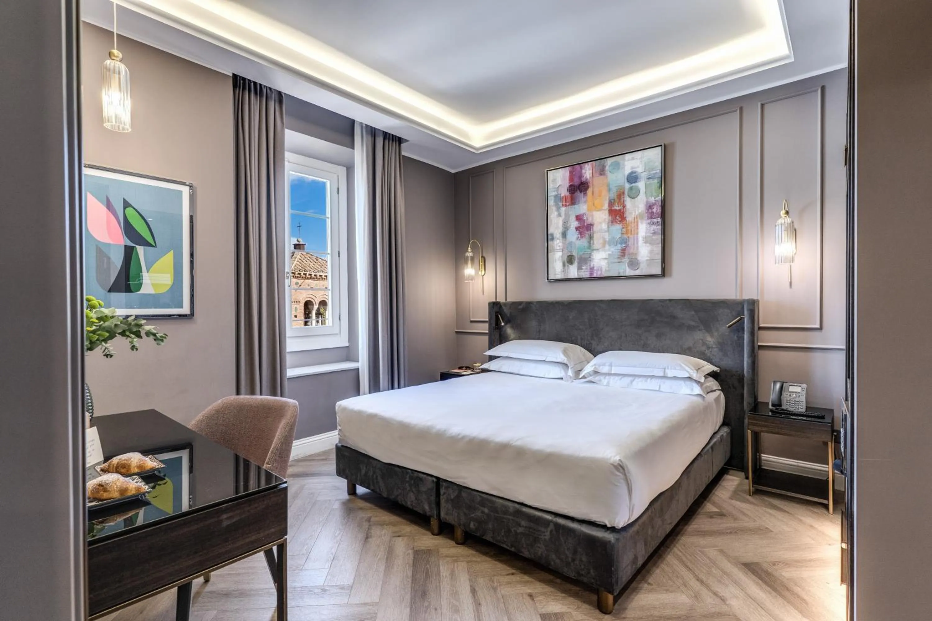 Bed in Hotel Viminale