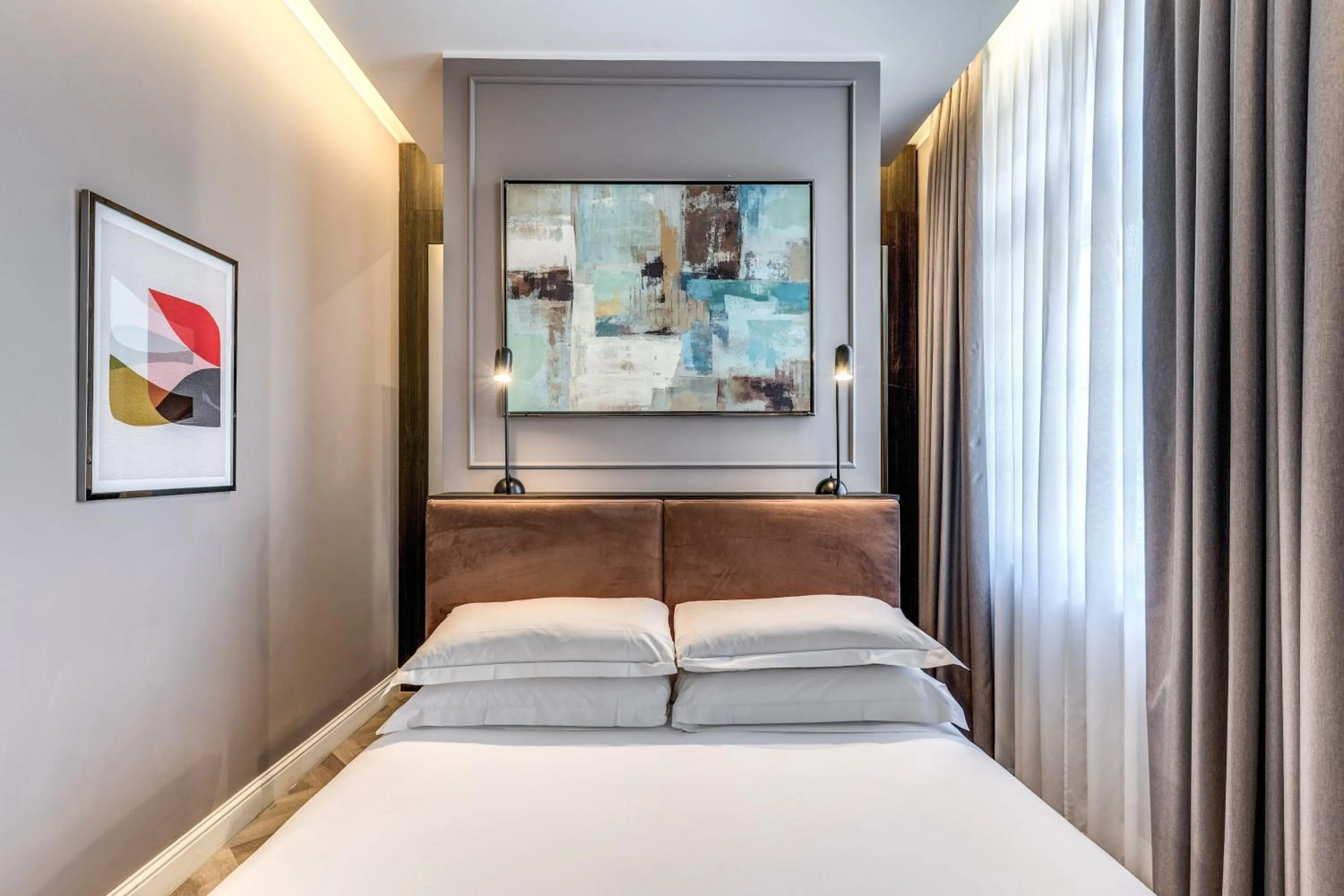 Bed in Hotel Viminale