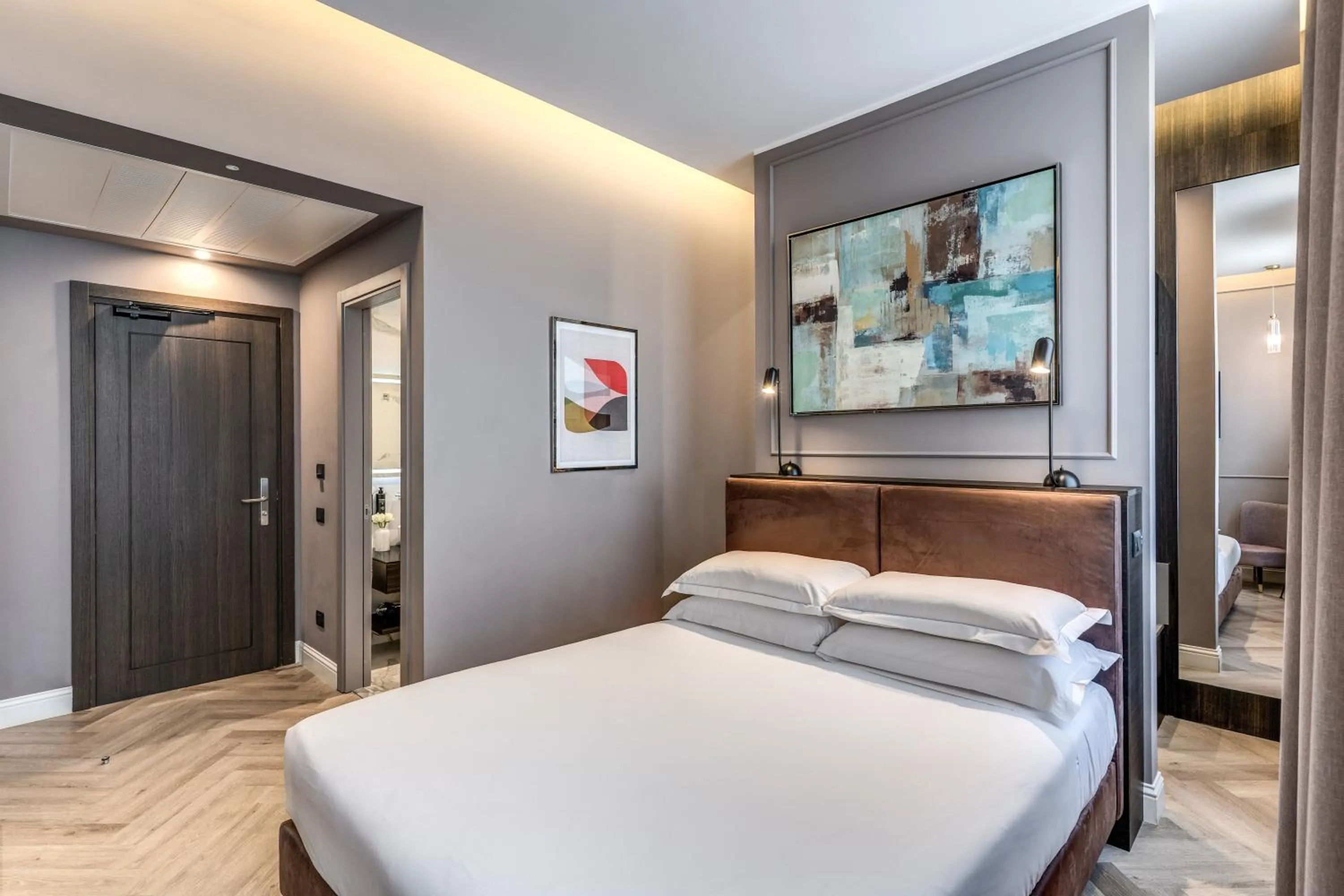 Bed in Hotel Viminale