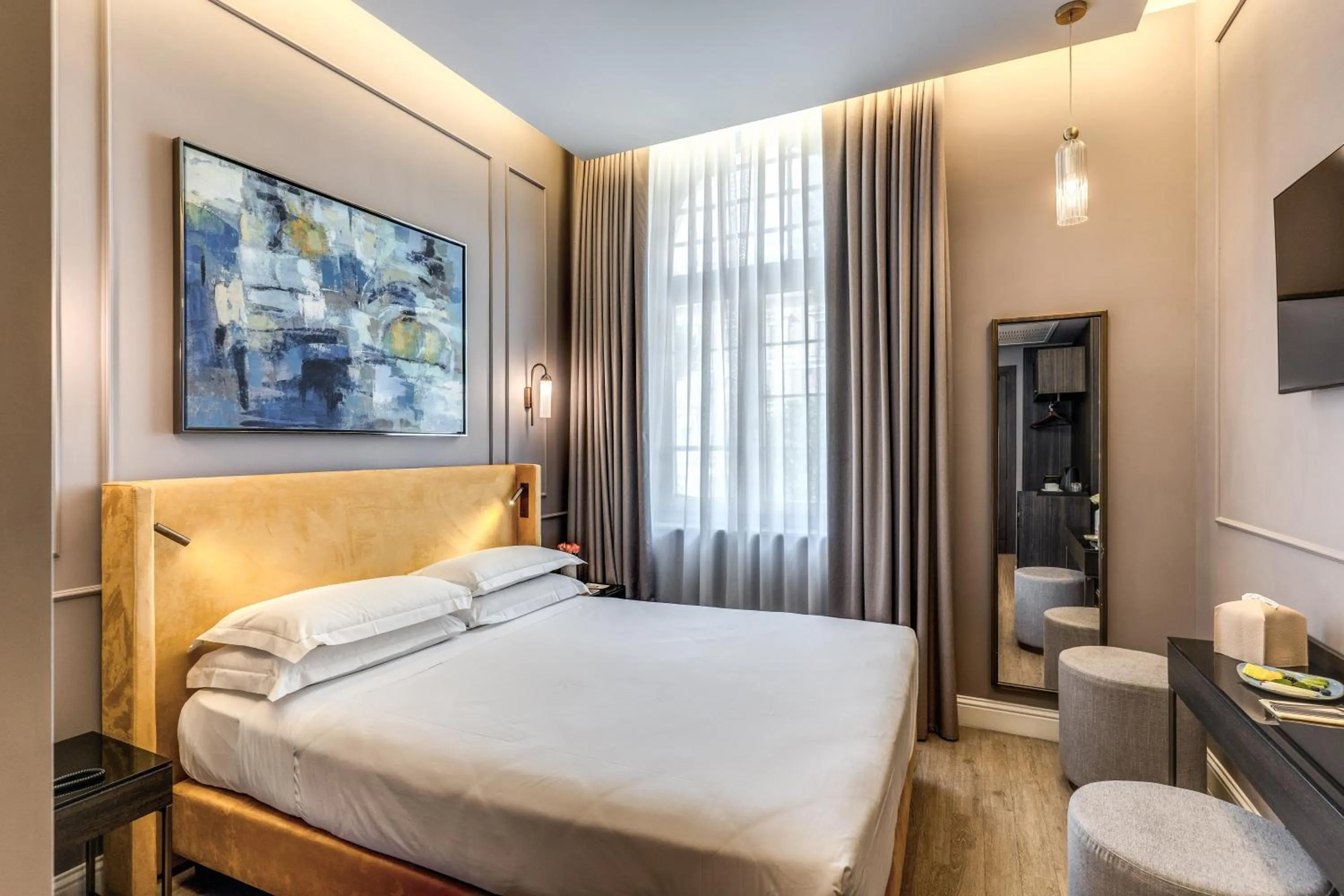 Bed in Hotel Viminale