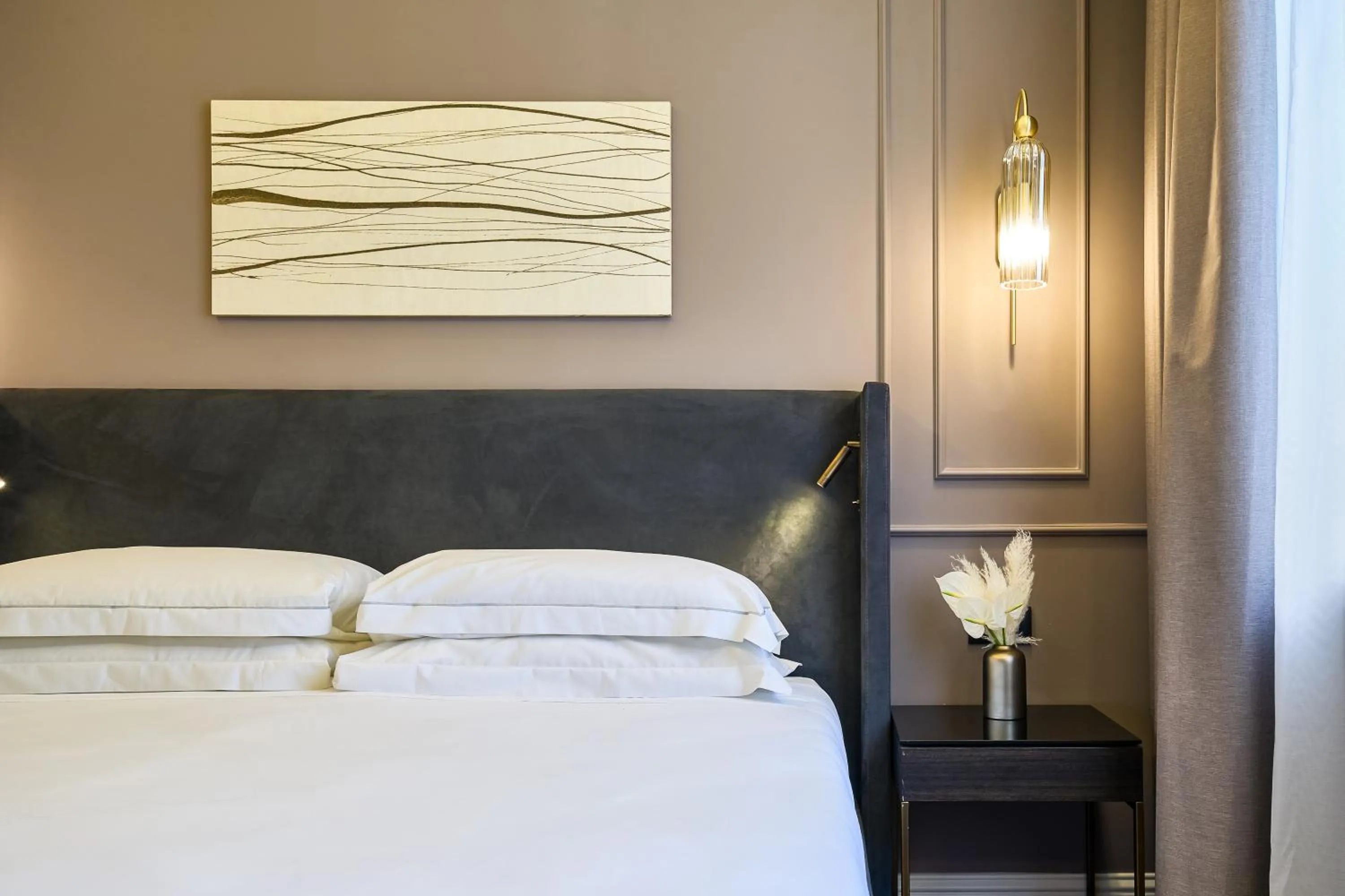 Bed in Hotel Viminale