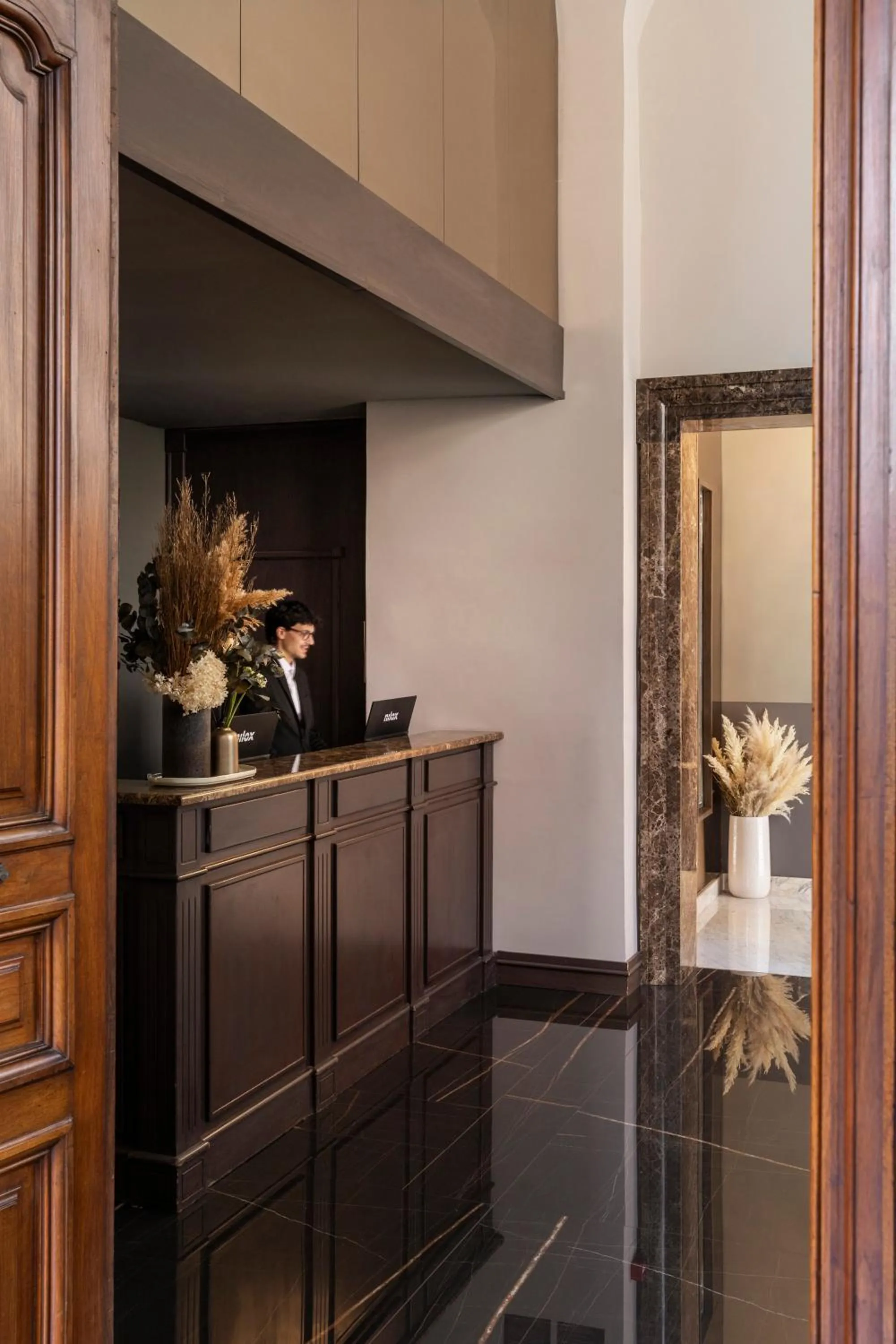 Lobby or reception in Hotel Viminale