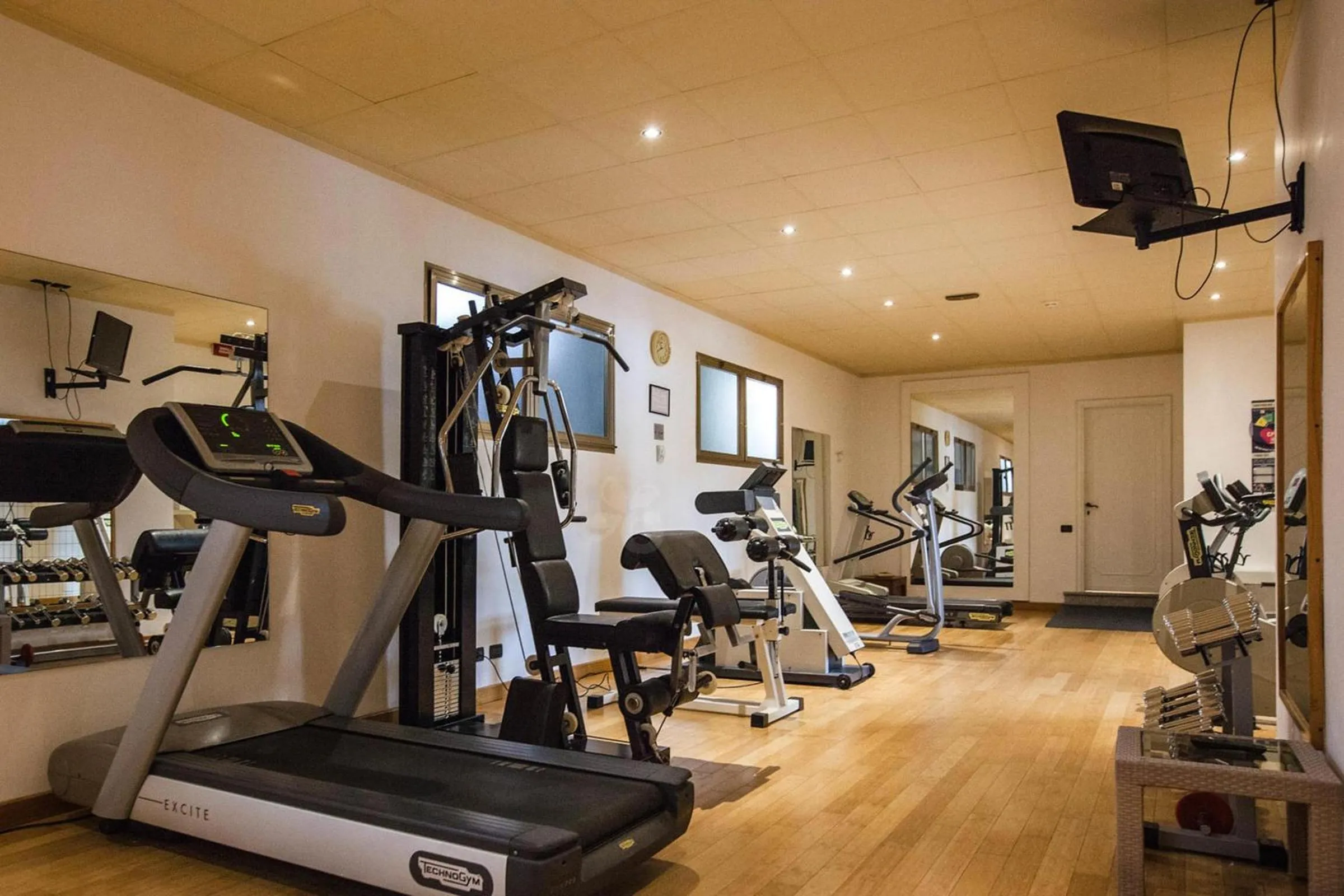Fitness centre/facilities in Hotel President Terme