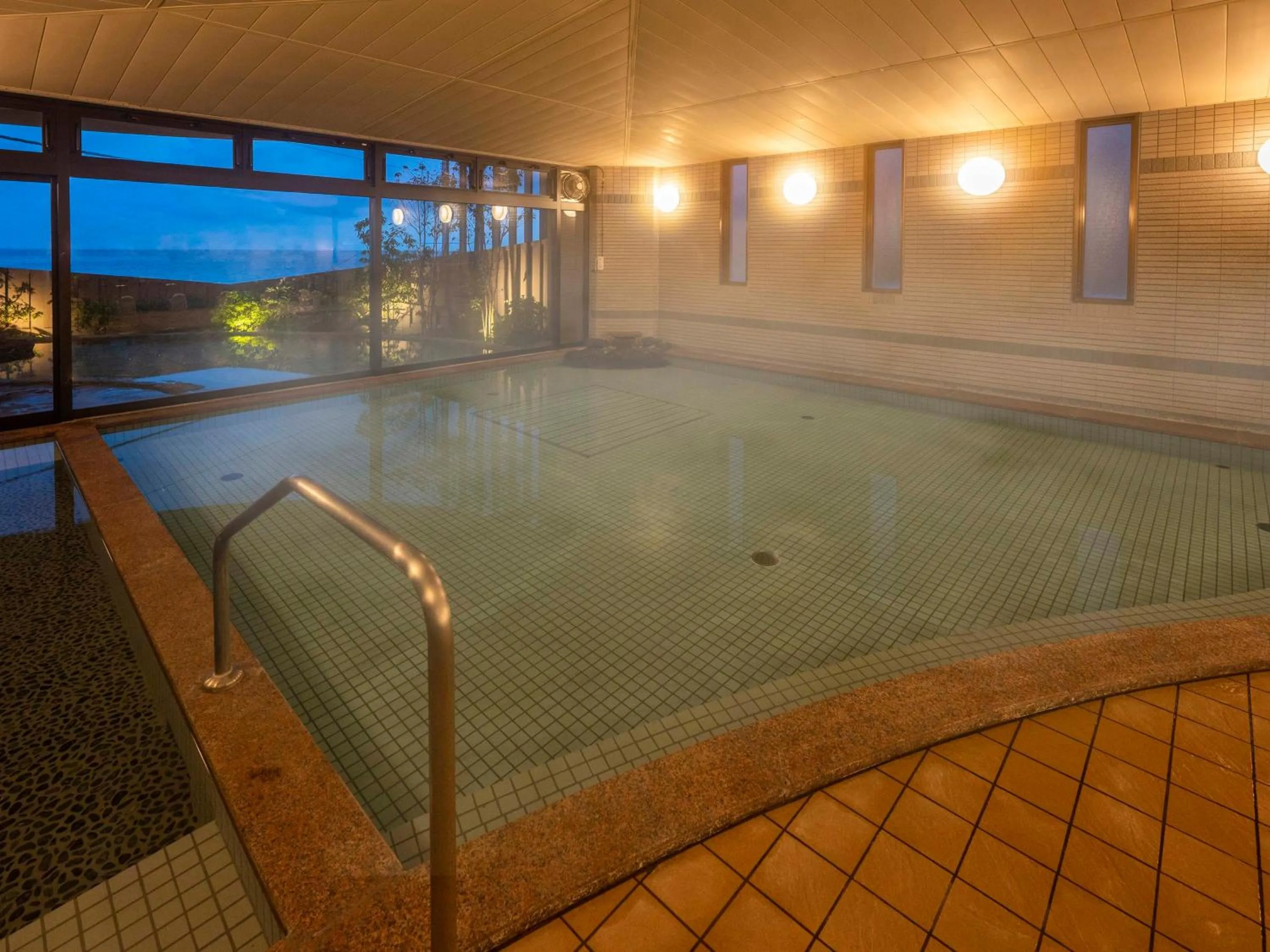 Hot Spring Bath in Atagawa Ocean Resort