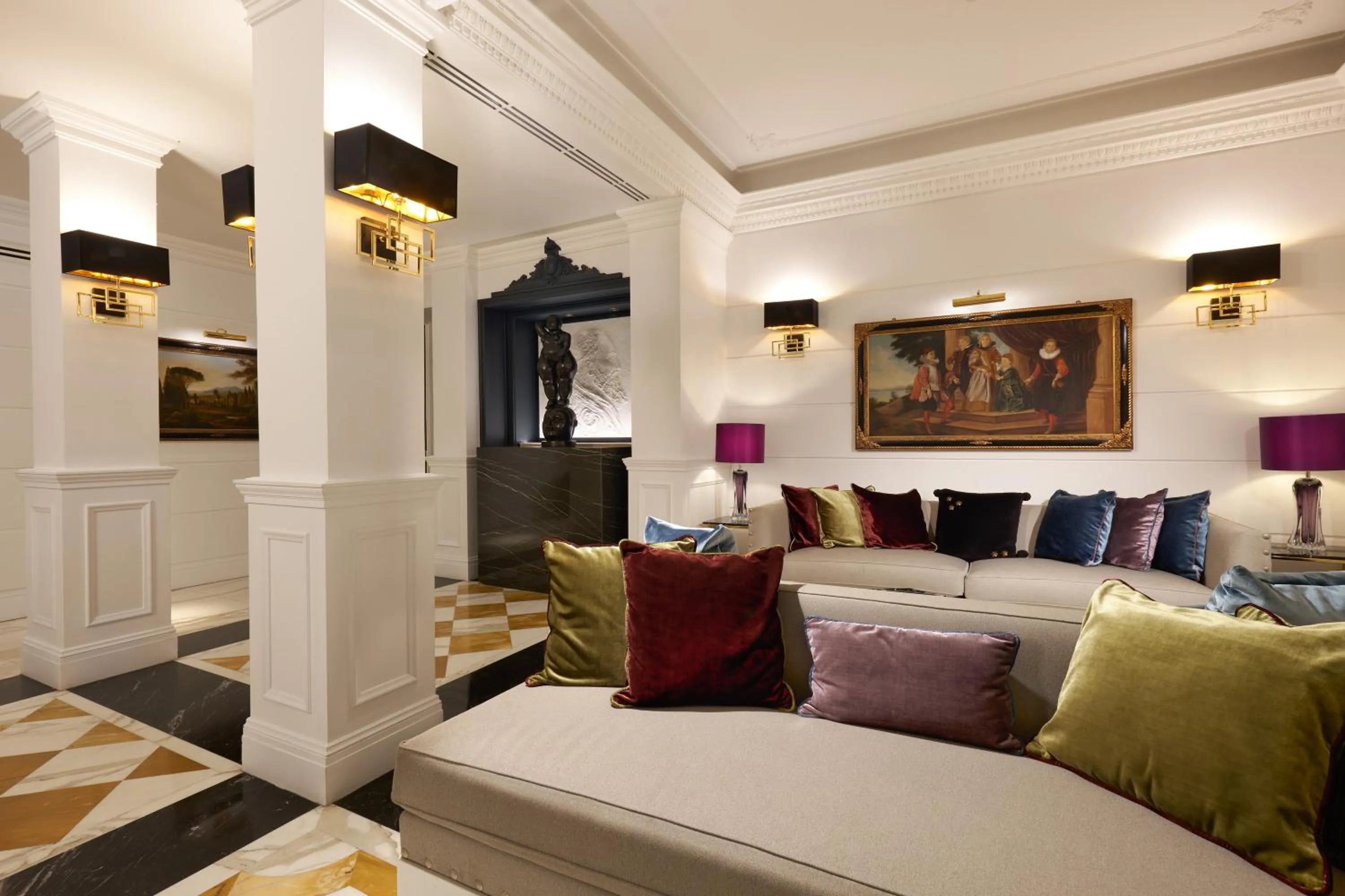 Lobby or reception in Hotel Barberini