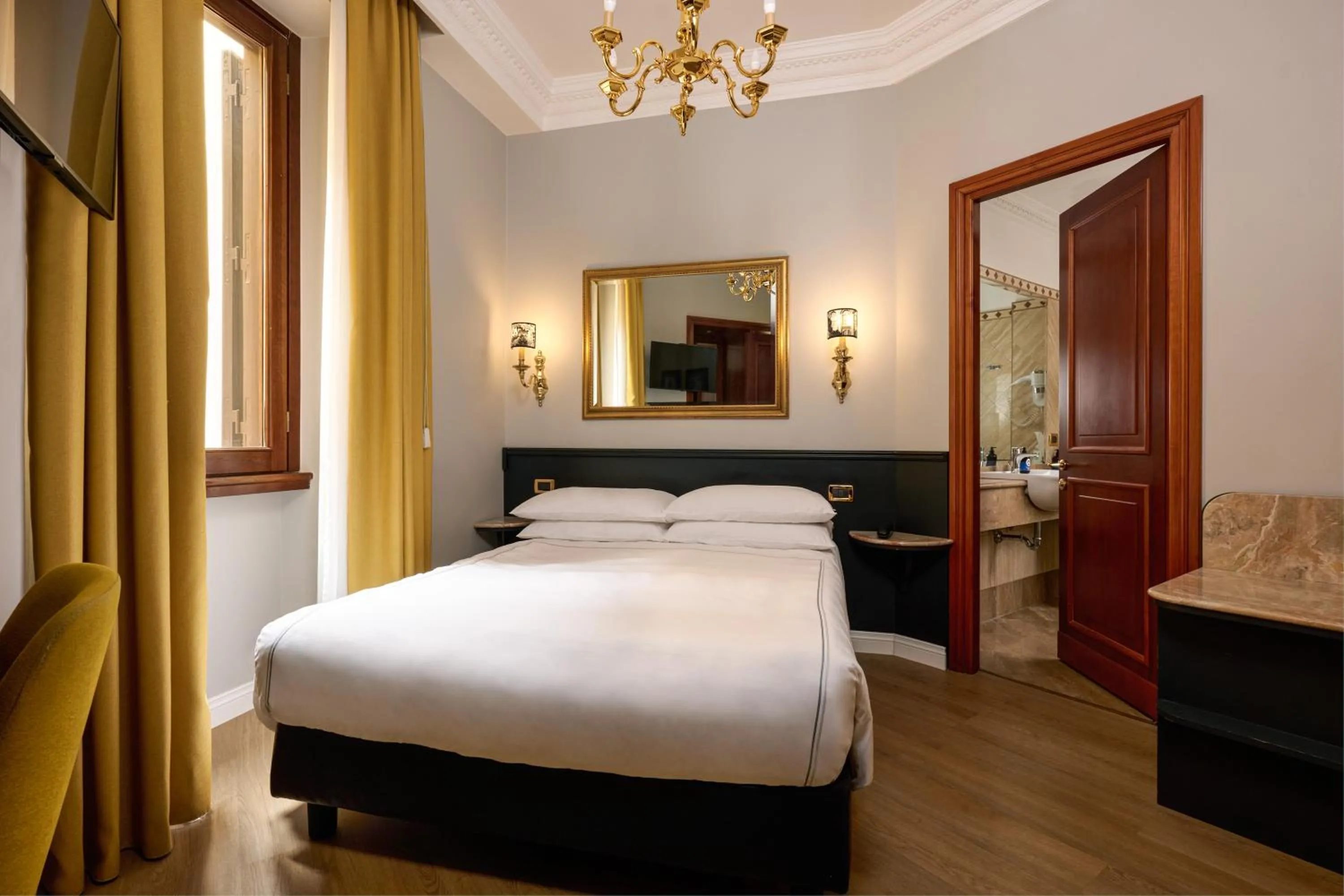 Lobby or reception, Bed in Hotel Barberini