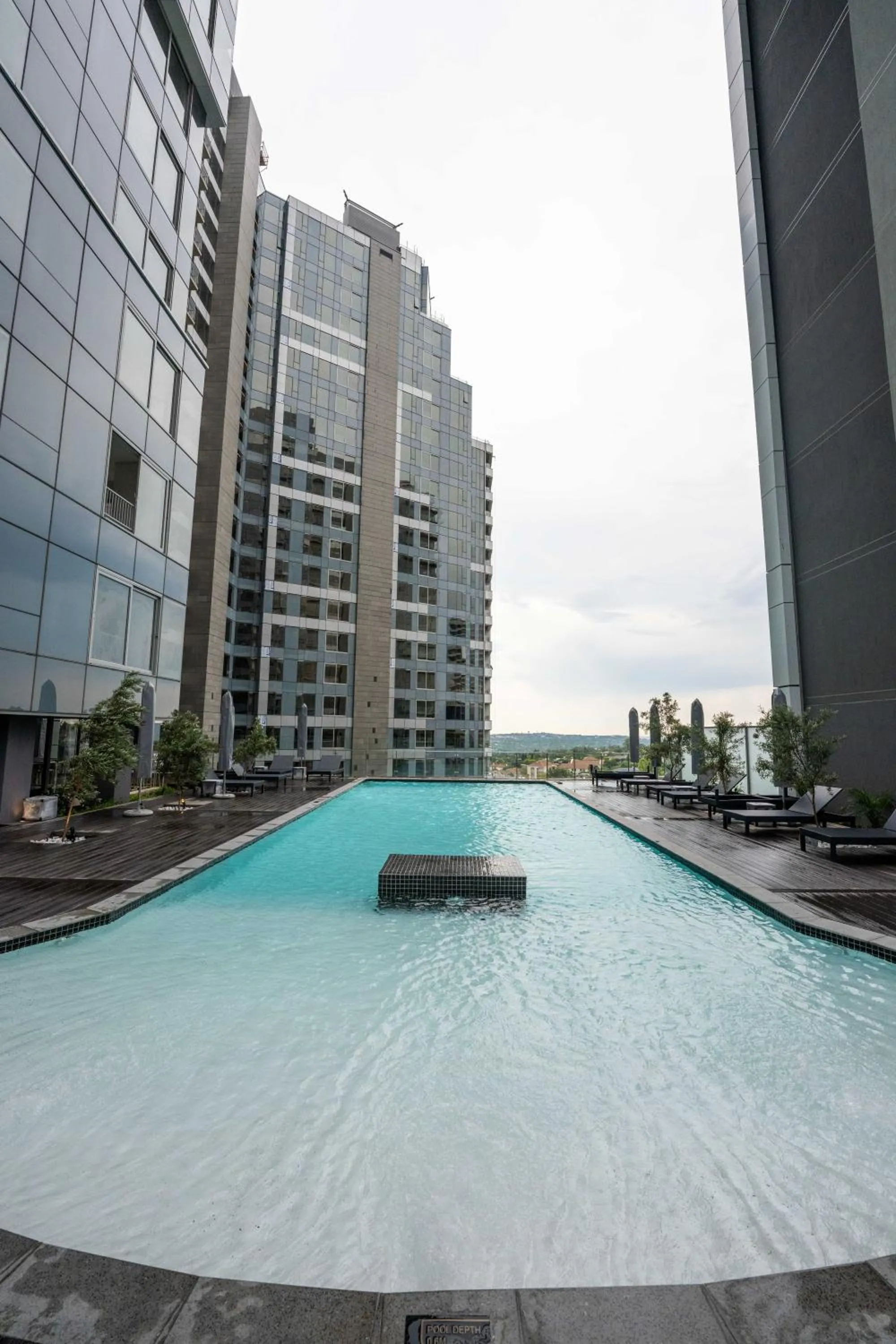 Swimming pool in @Sandton Hotel