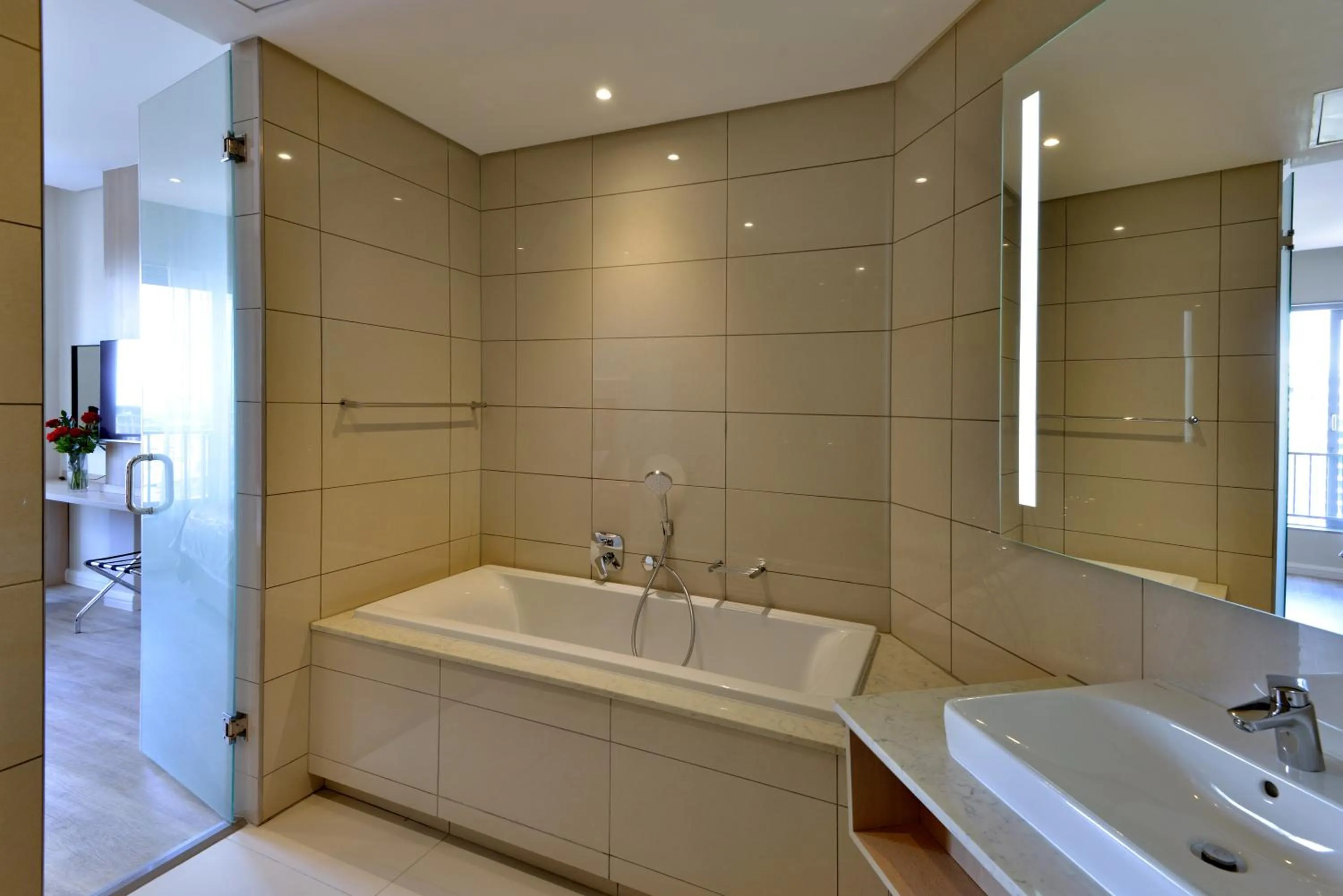 Bathroom in @Sandton Hotel