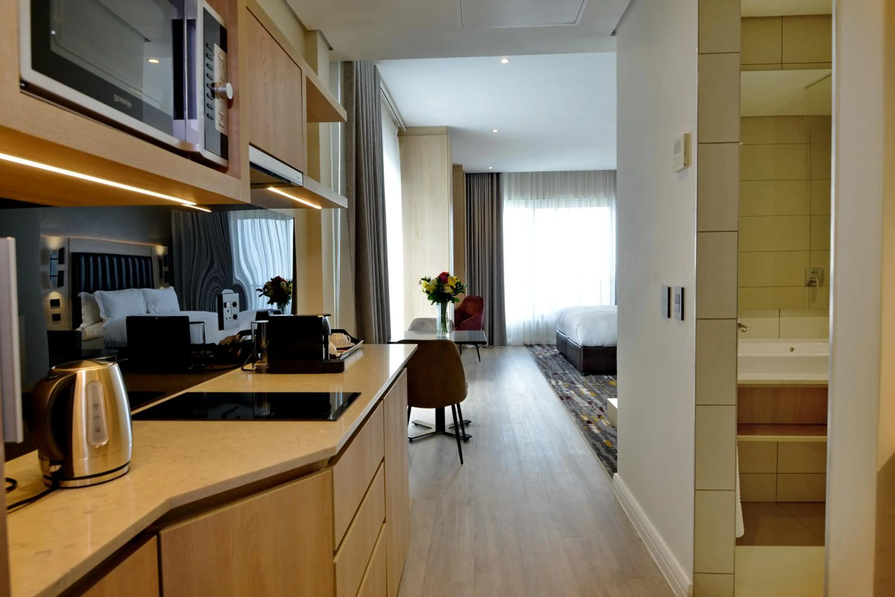 Kitchen or kitchenette in @Sandton Hotel