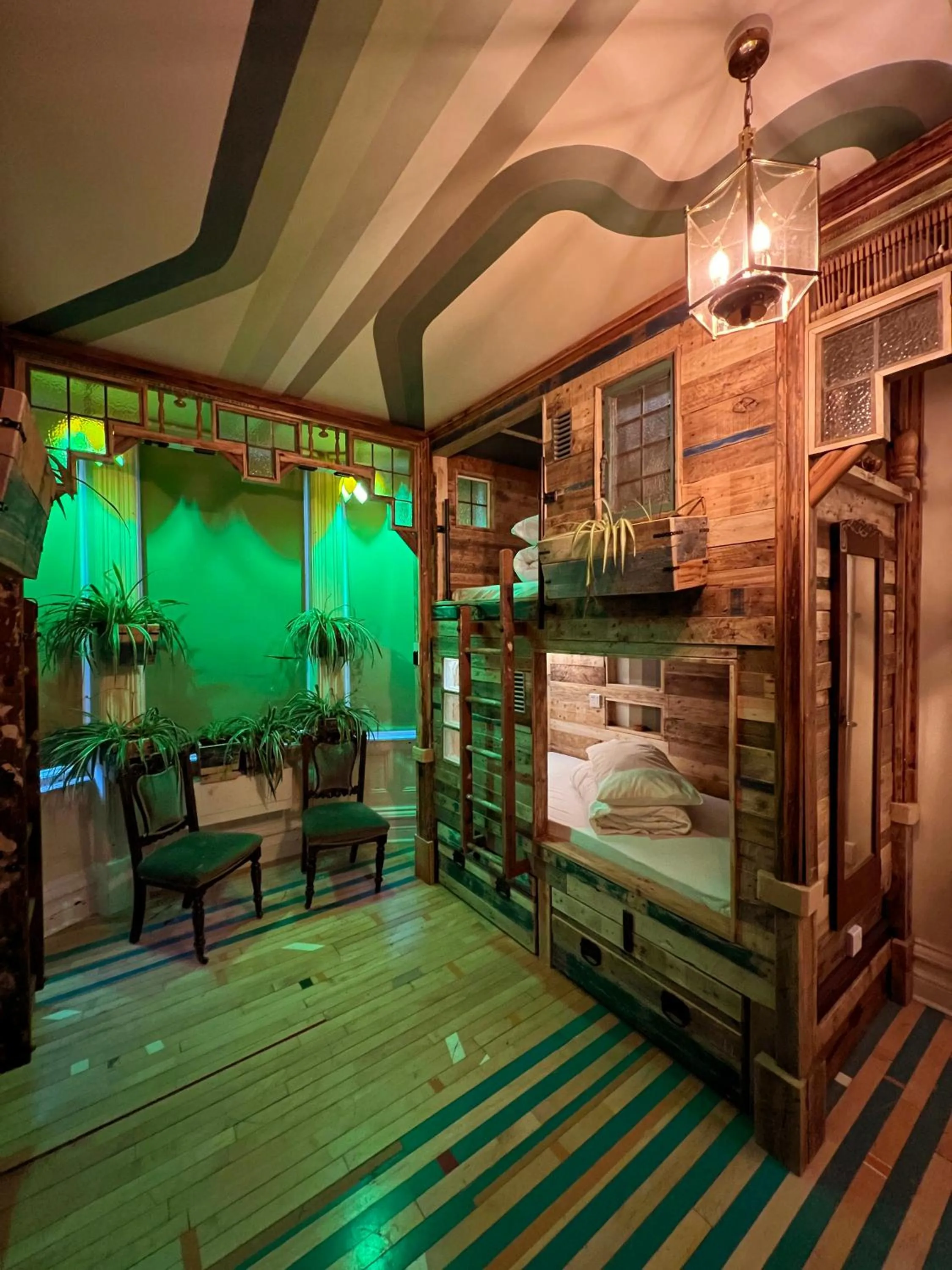 Decorative detail in Art Hostel