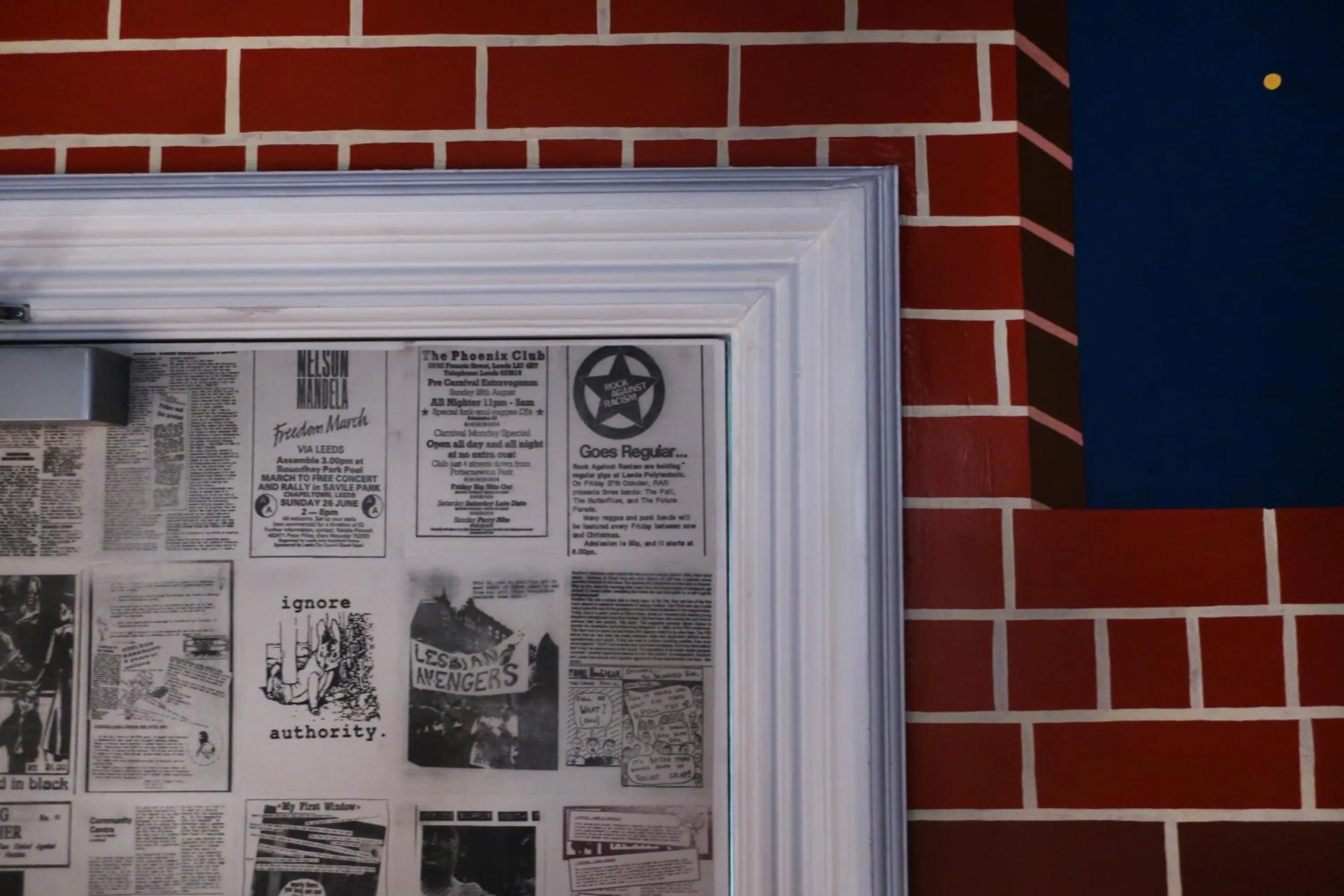 Decorative detail in Art Hostel