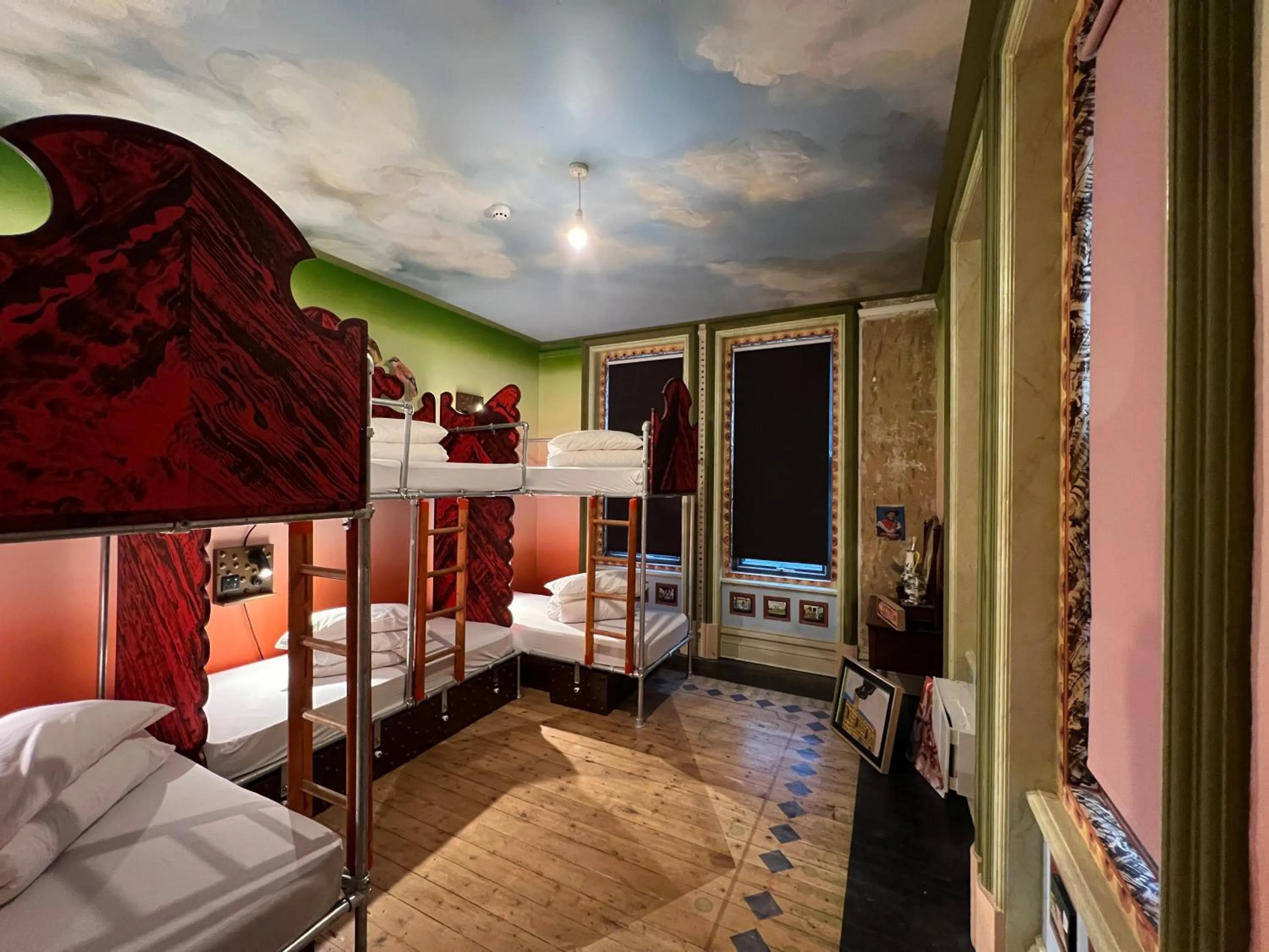 Decorative detail in Art Hostel