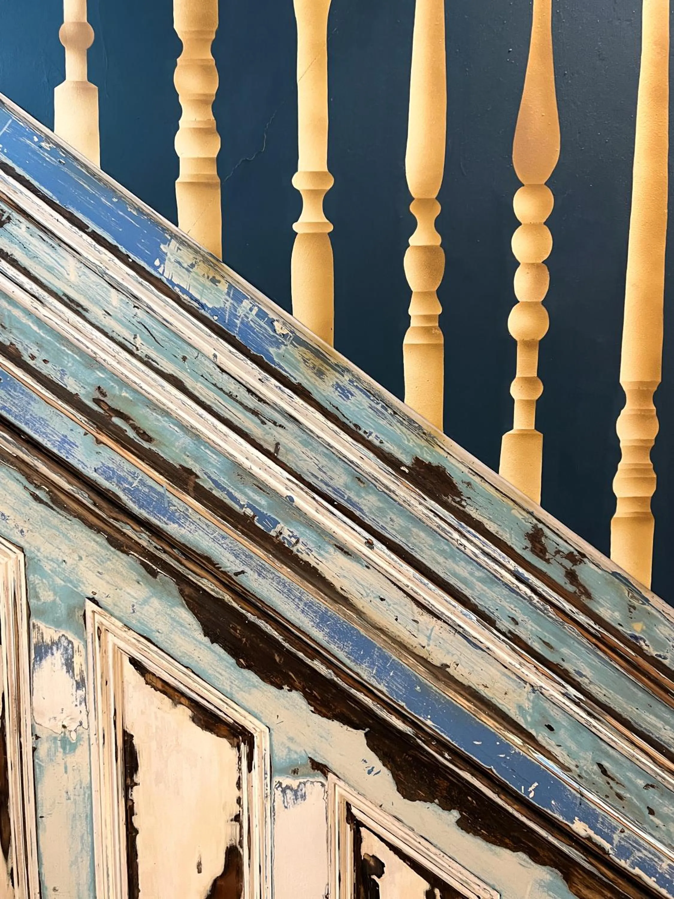 Decorative detail in Art Hostel